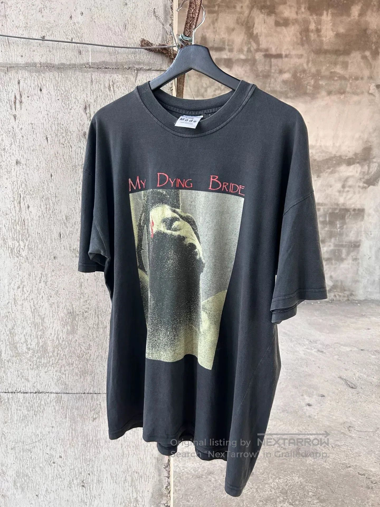 Vintage Vintage 90s My Dying Bride Band Tee. Size US M / EU 48-50 / 2 - 4 Thumbnail