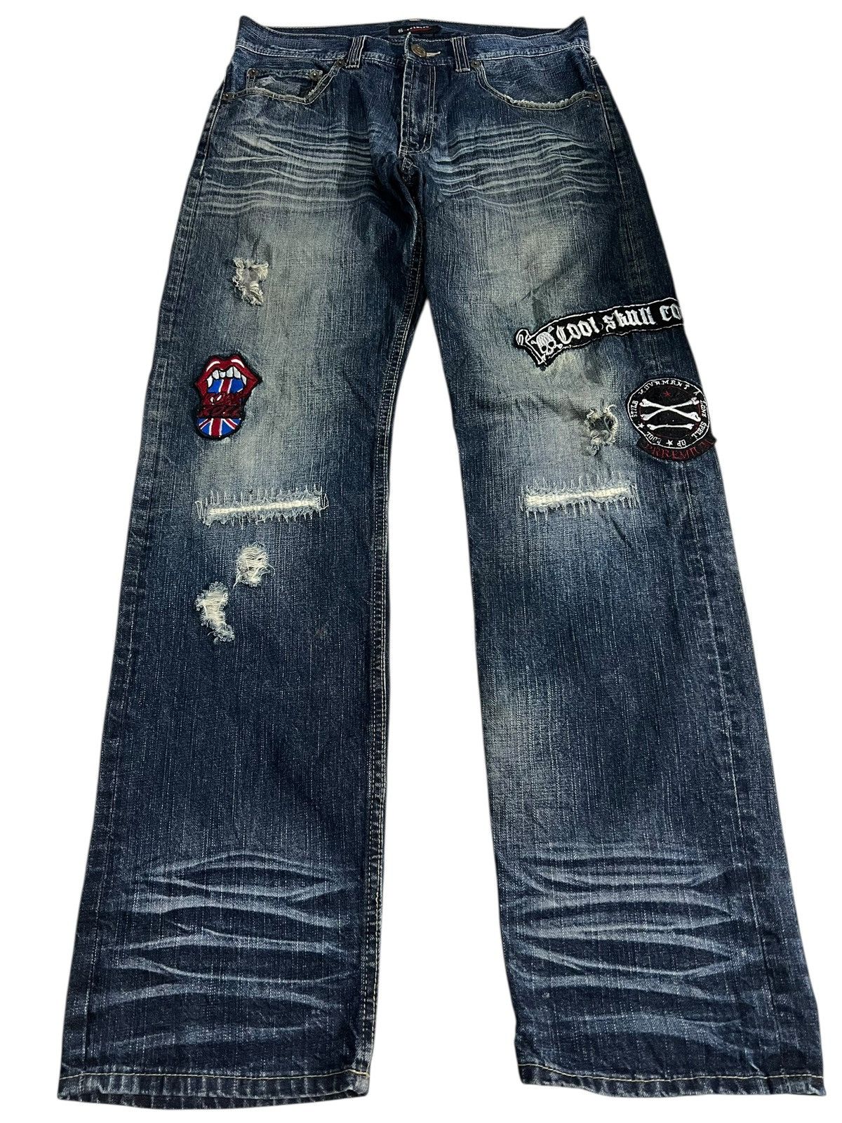 Japanese Brand Vintage Japanese Brand Sorridere Patchwork Distress Jean Size US 32 / EU 48 - 1 Thumbnail