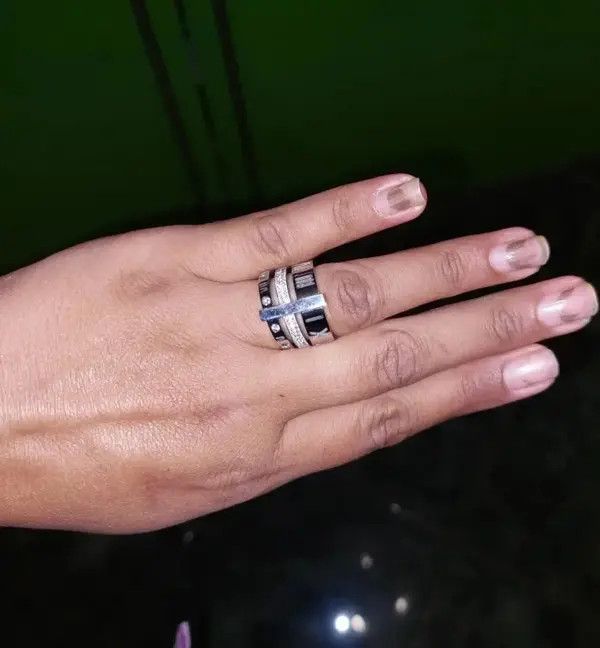 Designer 3 Layer Golden Romance Ring Size ONE SIZE - 4 Thumbnail