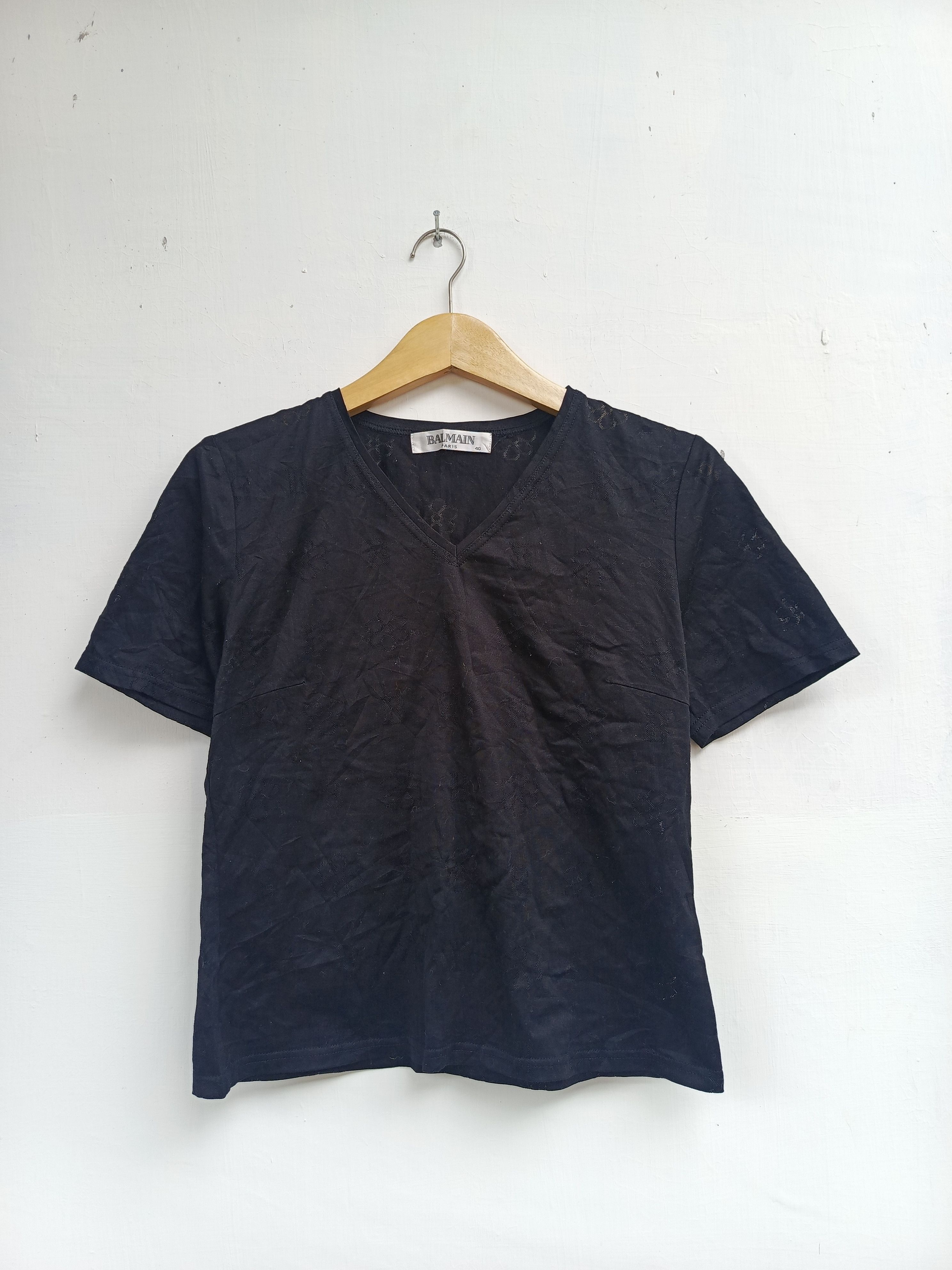 Balmain Balmain Paris short sleeve tshirt Size S / US 4 / IT 40 - 1 Thumbnail