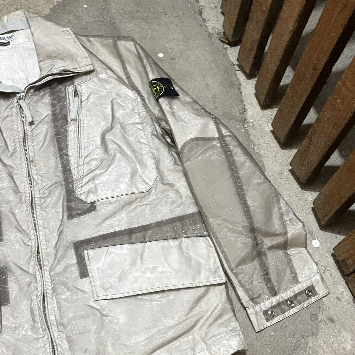 Stone Island Vintage stone island 2001 monofilament dual layer jacket Size US L / EU 52-54 / 3 - 3 Thumbnail