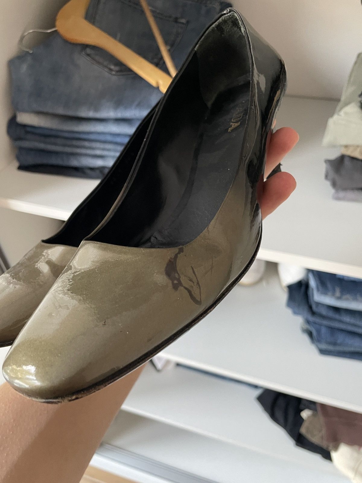 Prada Prada Gradient Leather Vero Cuoio Heels Size US 8.5 / IT 38.5 - 9 Thumbnail