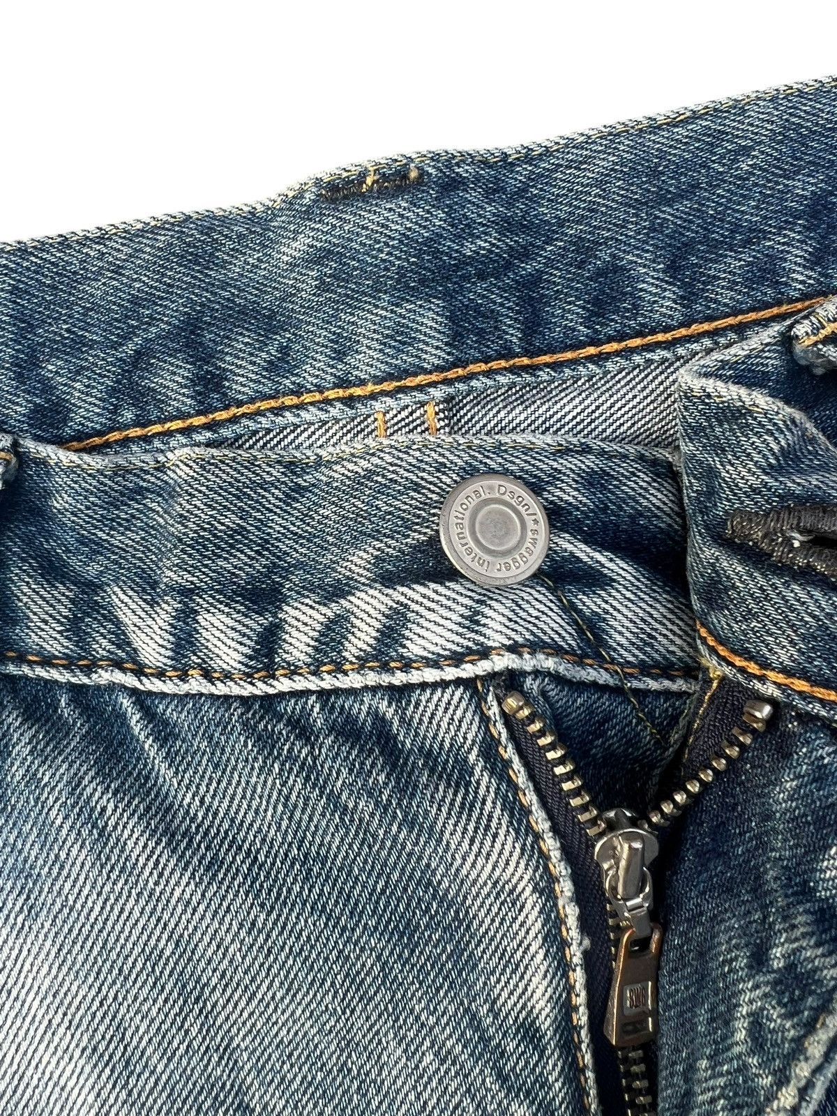 Swagger Vintage Swagger Japan Fade Stains Distress Denim Jeans Size US 30 / EU 46 - 5 Thumbnail