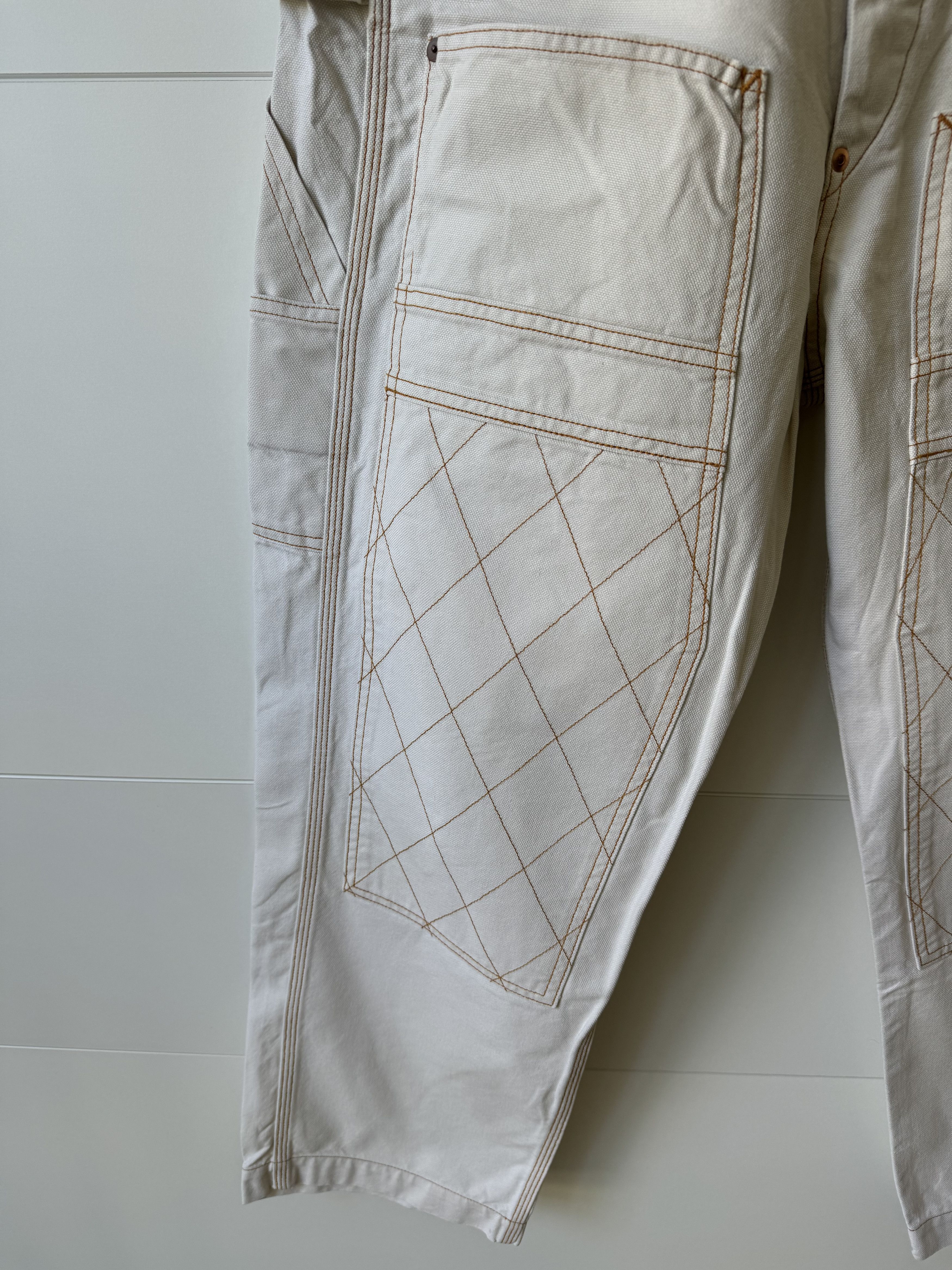 Kapital [1] Light Canvas Lumber Pants in Ecru (SS22) Size US 30 / EU 46 - 3 Thumbnail