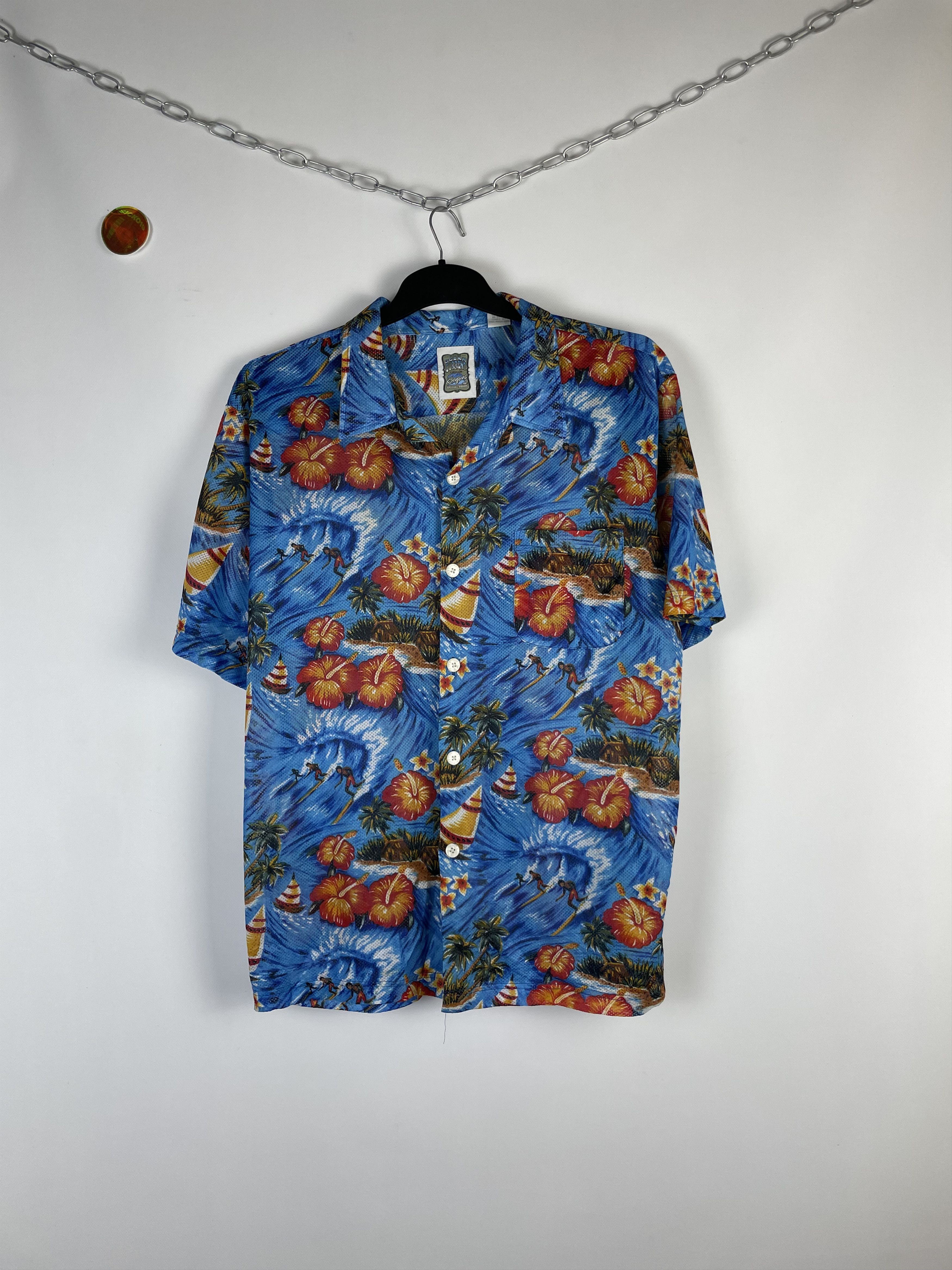 Vintage Vintage Crazy Aloha Hawaiian Shirt Size US L / EU 52-54 / 3 - 1 Thumbnail
