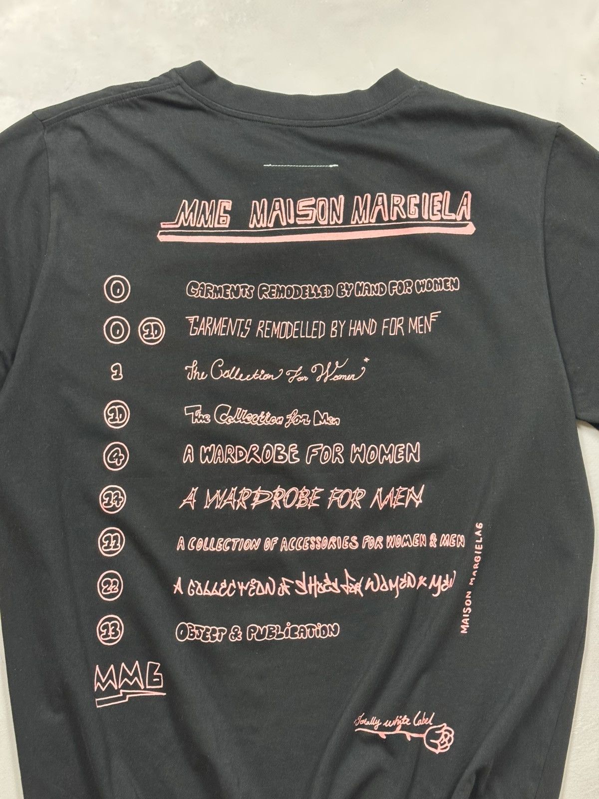 MM6 × Maison Margiela Ss20 MM6 Maison Margiela Line Chart Tee(Black/M) Size US M / EU 48-50 / 2 - 3 Thumbnail