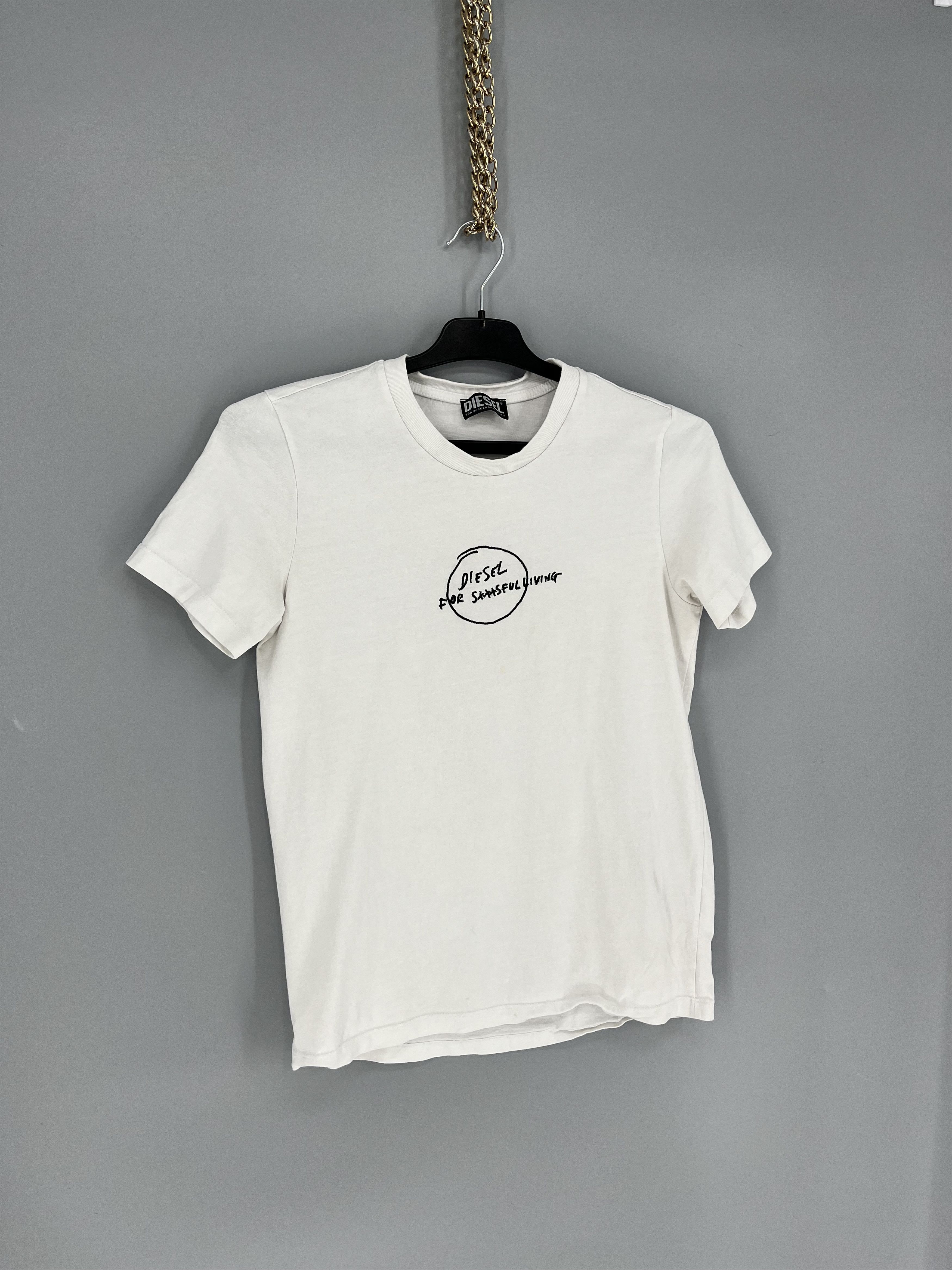 Band Tees × Vintage Vintage Diesel Japanese Y2K Style Tee Casual Streetwear 90s Size US S / EU 44-46 / 1 - 2 Thumbnail