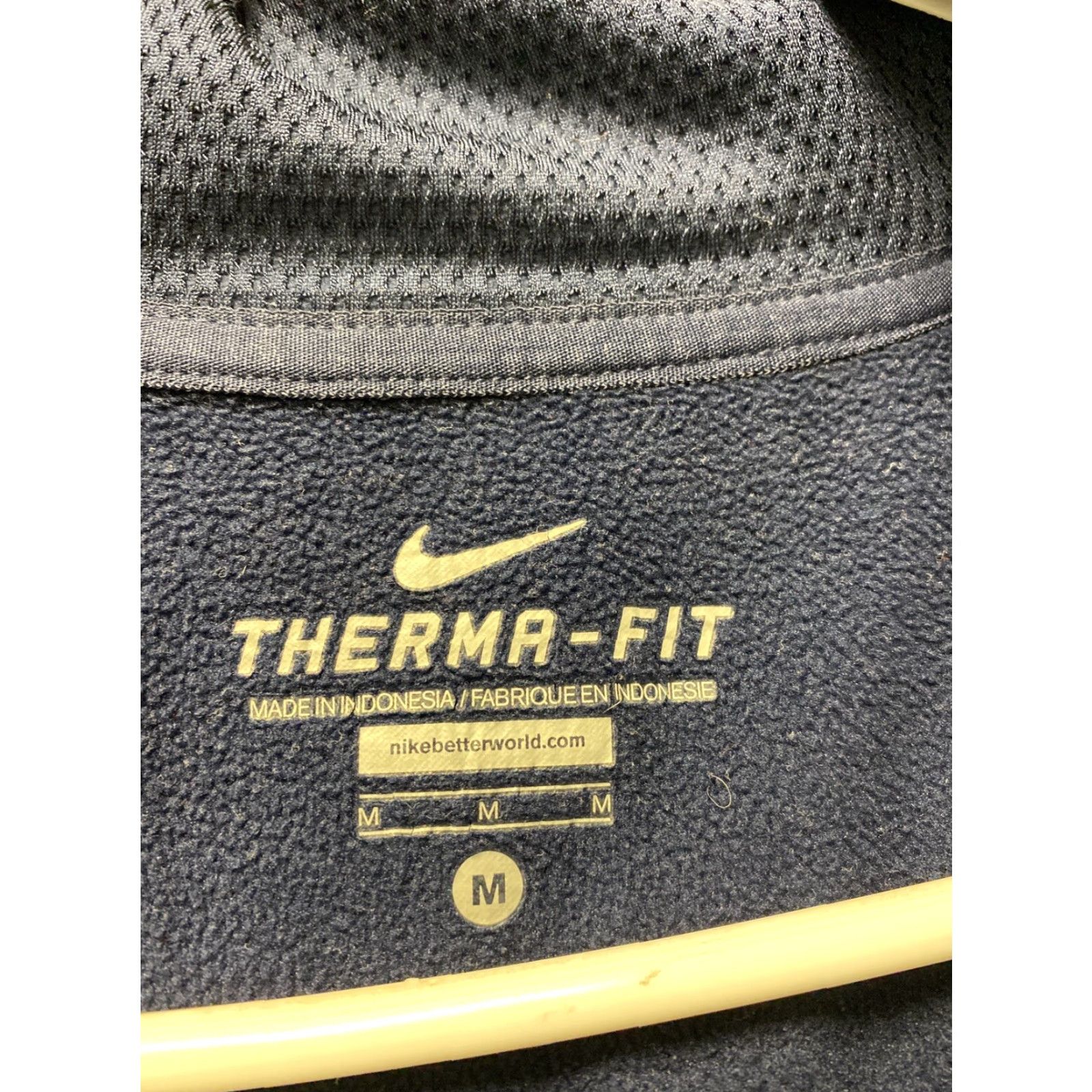 Nike Nike Pullover Sweatshirt Men Medium Blue Therma-Fit 1/4 Zip West Virginia Logo Size US M / EU 48-50 / 2 - 7 Thumbnail