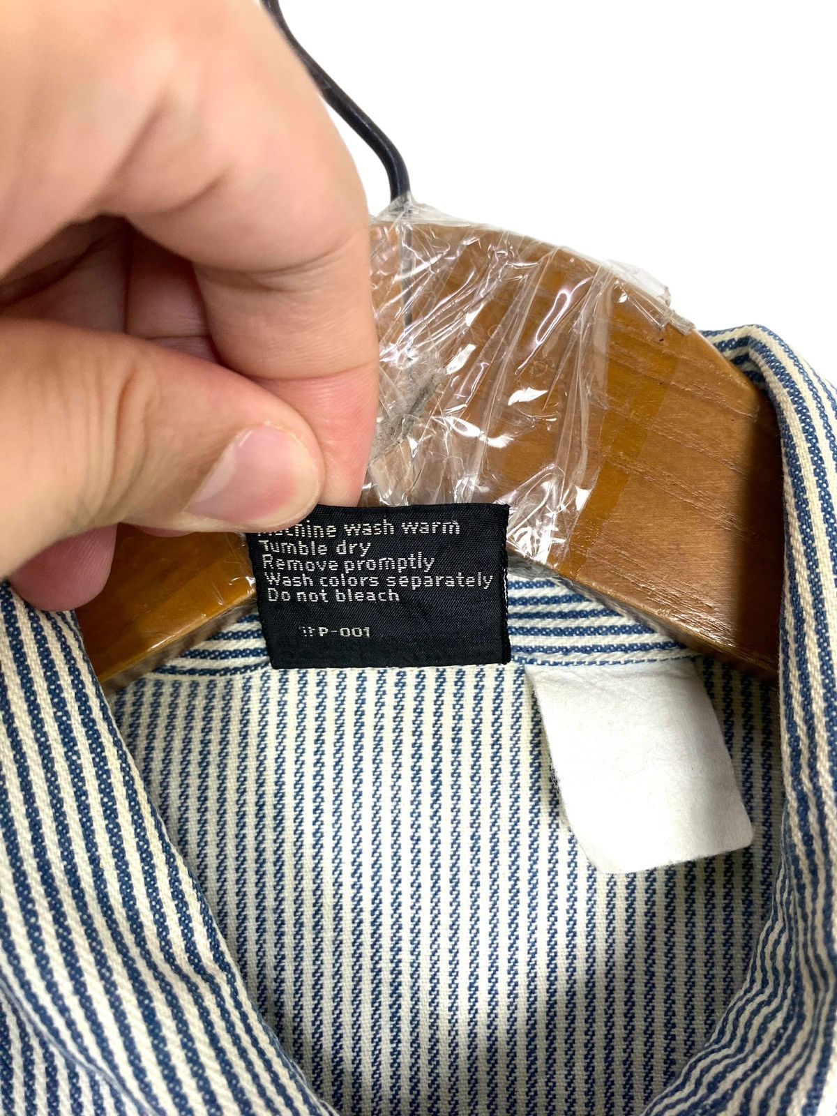 Vintage Rare‼️ Vtg Pnentiss Hickory Stripe Workwear Shirt Usa Talon Size US M / EU 48-50 / 2 - 7 Thumbnail