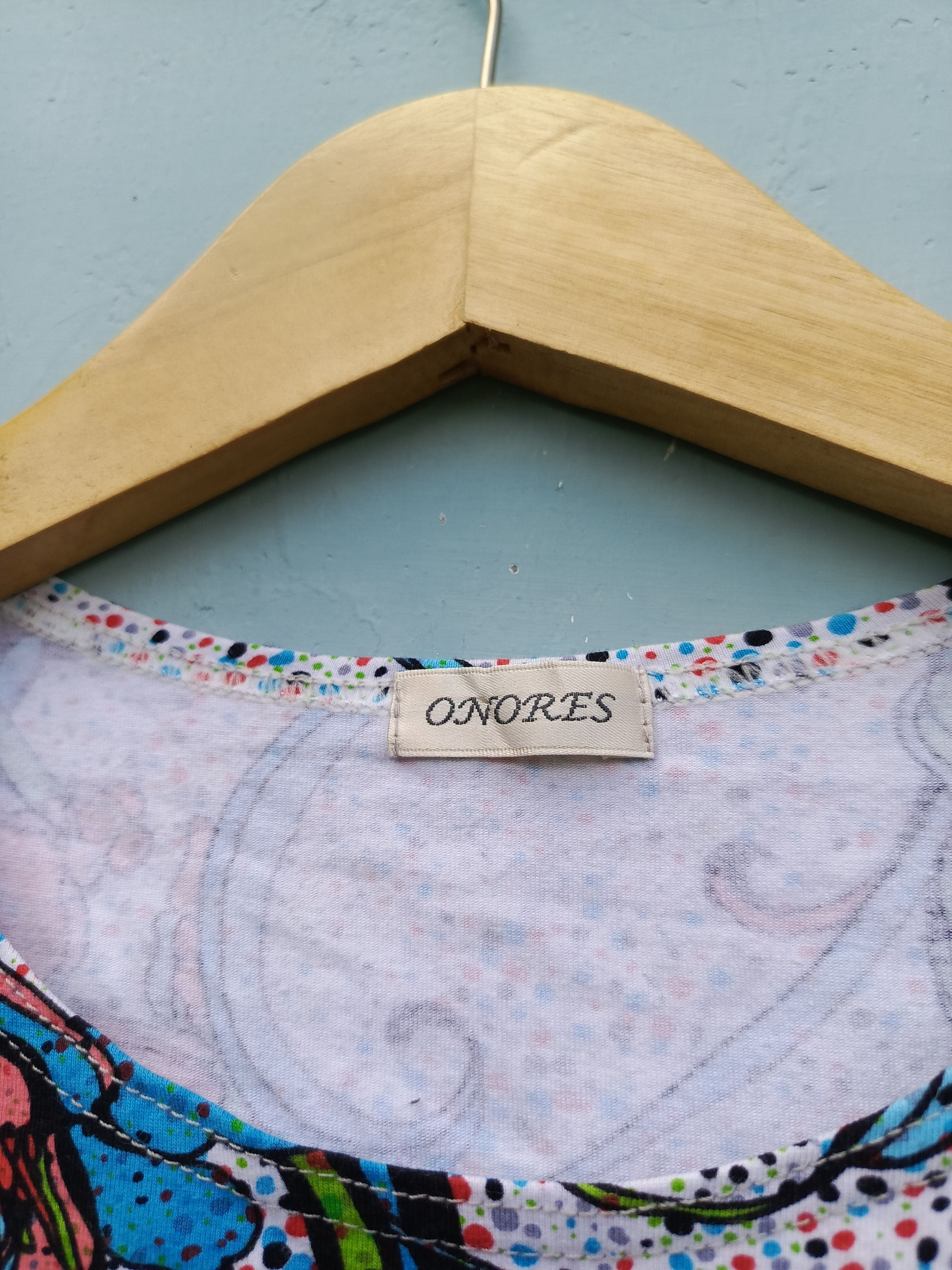 Japanese Brand Onores Floral Top – Vintage Japanese Style Size M / US 6-8 / IT 42-44 - 4 Thumbnail