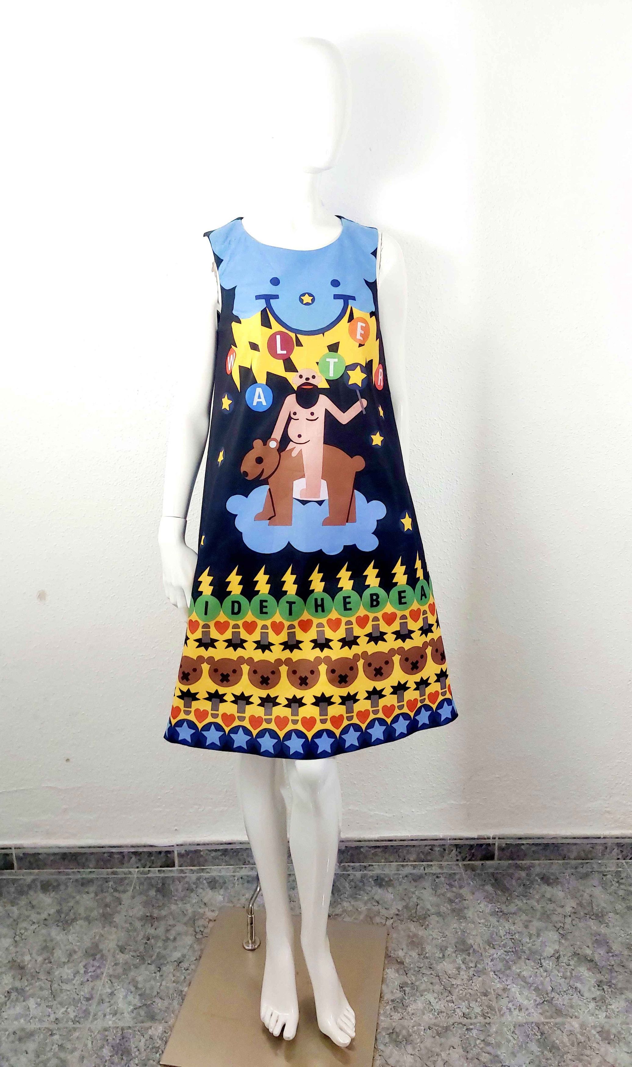 Walter Van Beirendonck Walter Van Beirendonck W&LT Momu Bear Paper Dress Size M / US 6-8 / IT 42-44 - 2 Thumbnail