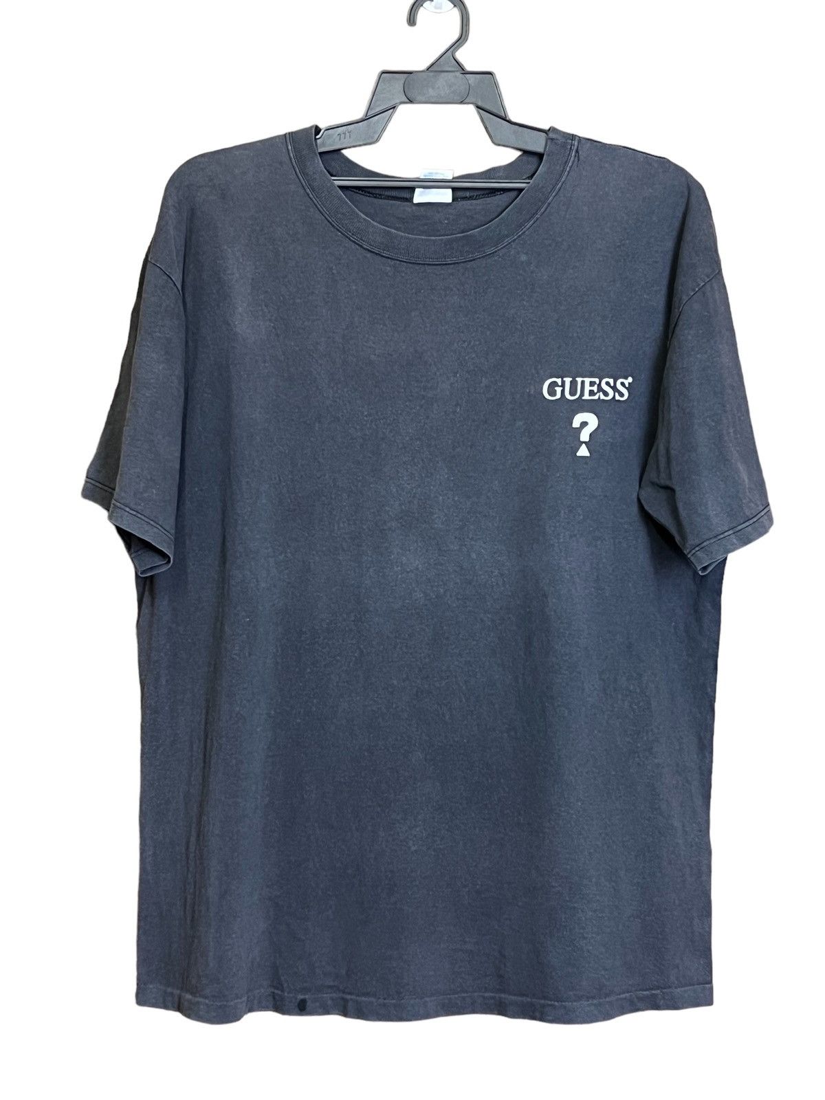 Guess GRAIL🔥VINTAGE 90s GUESS BIG LOGO SPELLOUT T SHIRT Size US XL / EU 56 / 4 - 2 Thumbnail