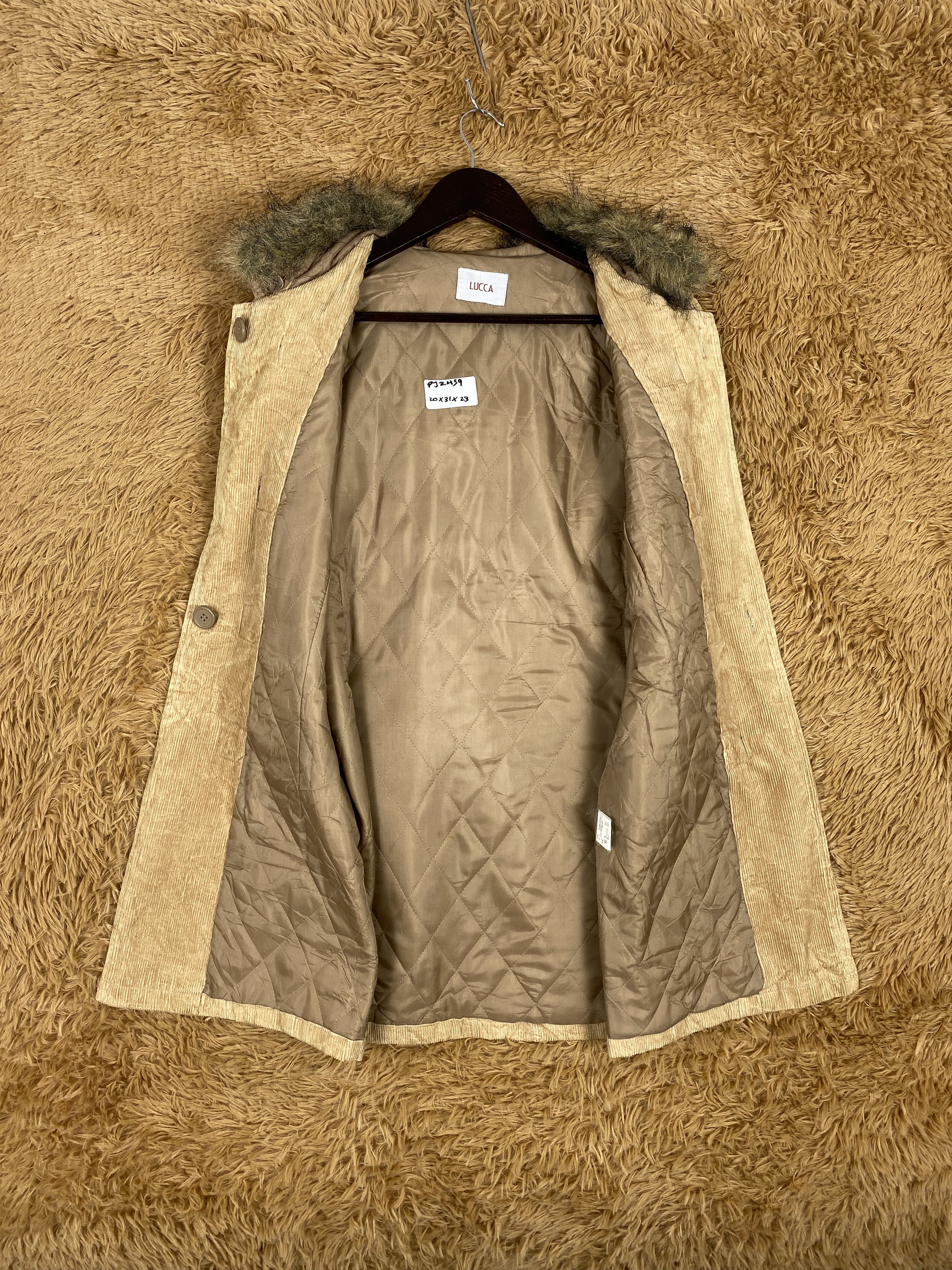 Japanese Brand Vintage Lucca Quilted Lining Long Jacket PJ2459 Size US S / EU 44-46 / 1 - 5 Thumbnail