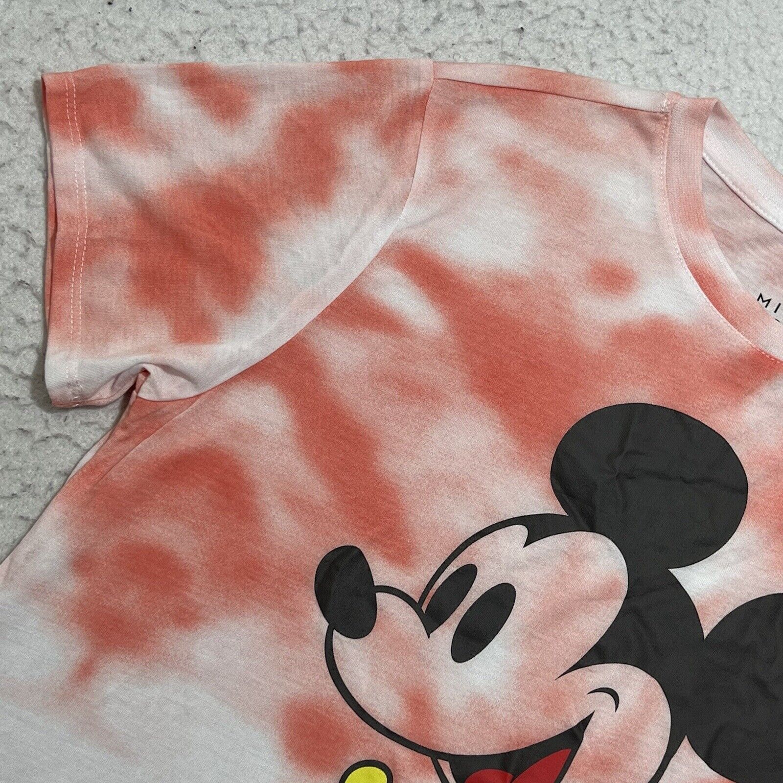 Disney Disney Mickey Mouse XXL Tee Pink Tie Dye Graphic T Shirt Size XXL / US 16-18 / IT 52-54 - 5 Thumbnail