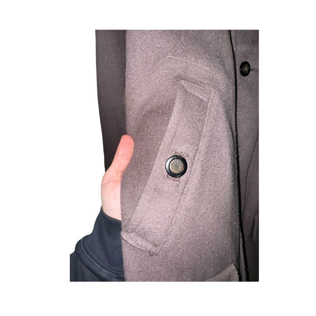 London Fog 80s London Fog Wool & Leather Barn Coat Size M Size US M / EU 48-50 / 2 - 4 Thumbnail
