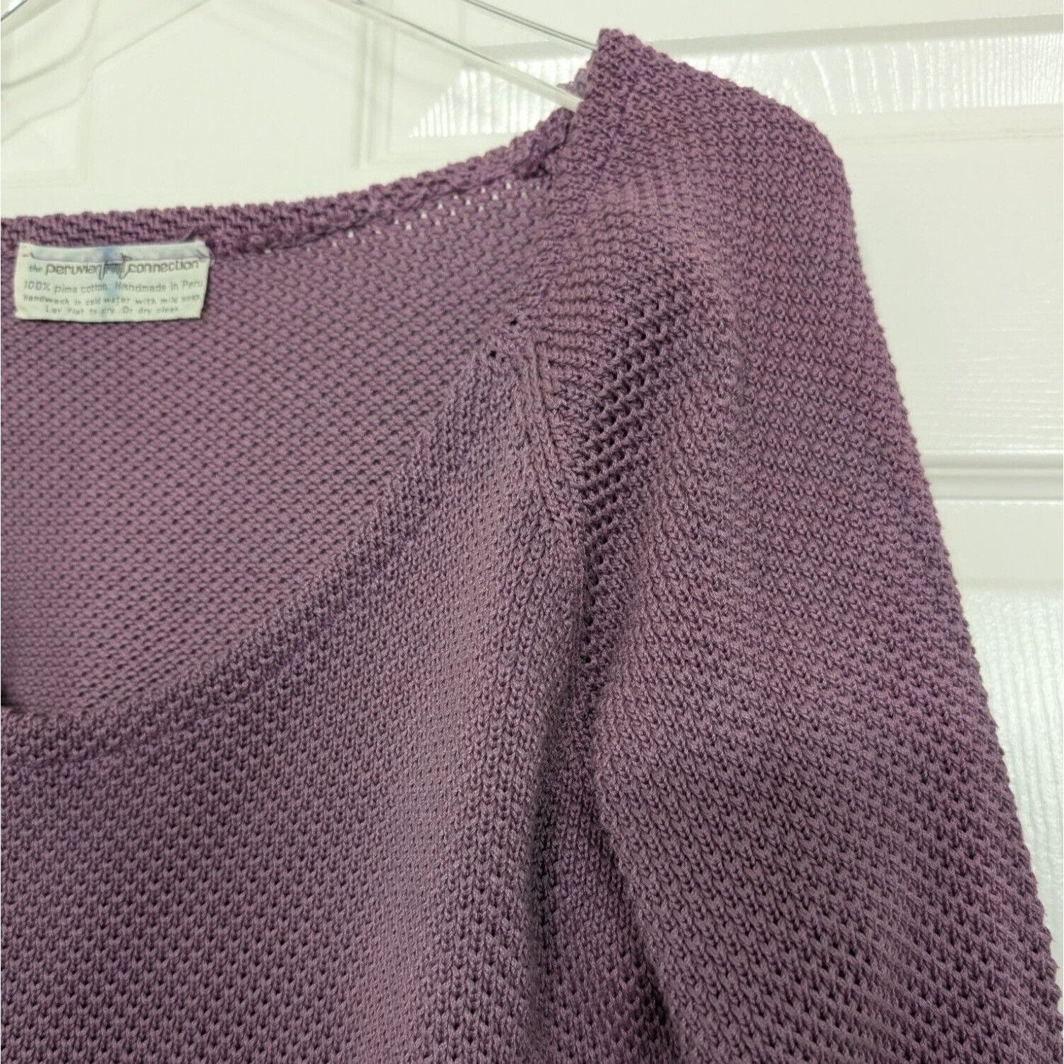 Other Peruvian Connection Waffle Knit Sweater Womens Size Large Size L / US 10 / IT 46 - 4 Thumbnail