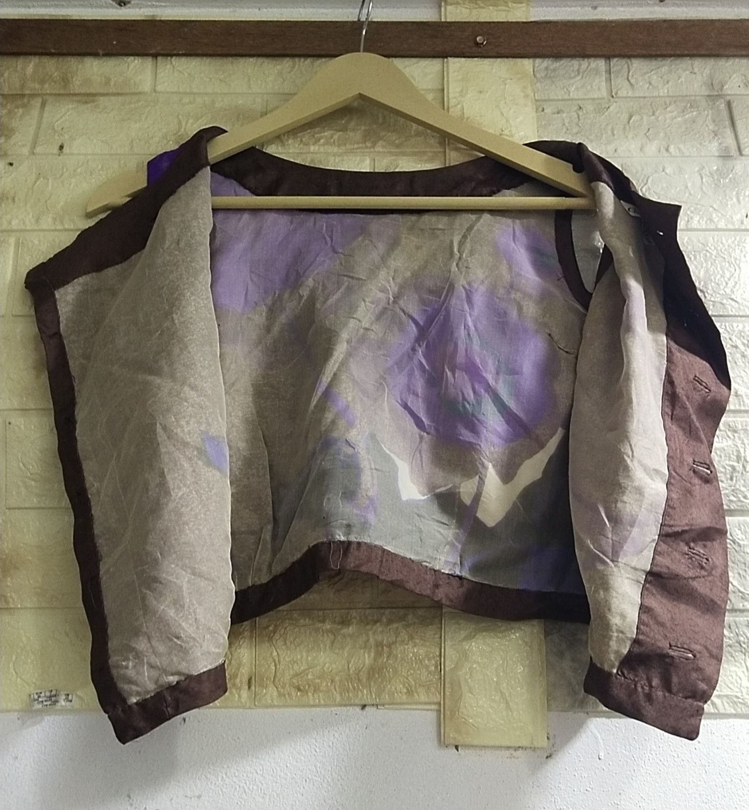 Japanese Brand Final Drop Vintage Christian Dior Vest Silk Size M / US 6-8 / IT 42-44 - 2 Thumbnail