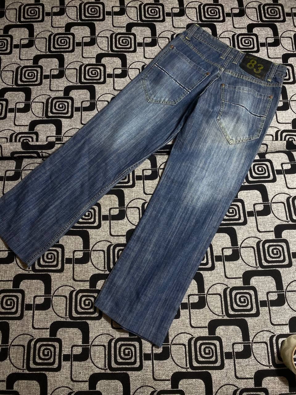 Other Crazy Crash Dirty Baggy Faded Jean Japan Avant Garde Style Size US 28 / EU 44 - 13 Thumbnail