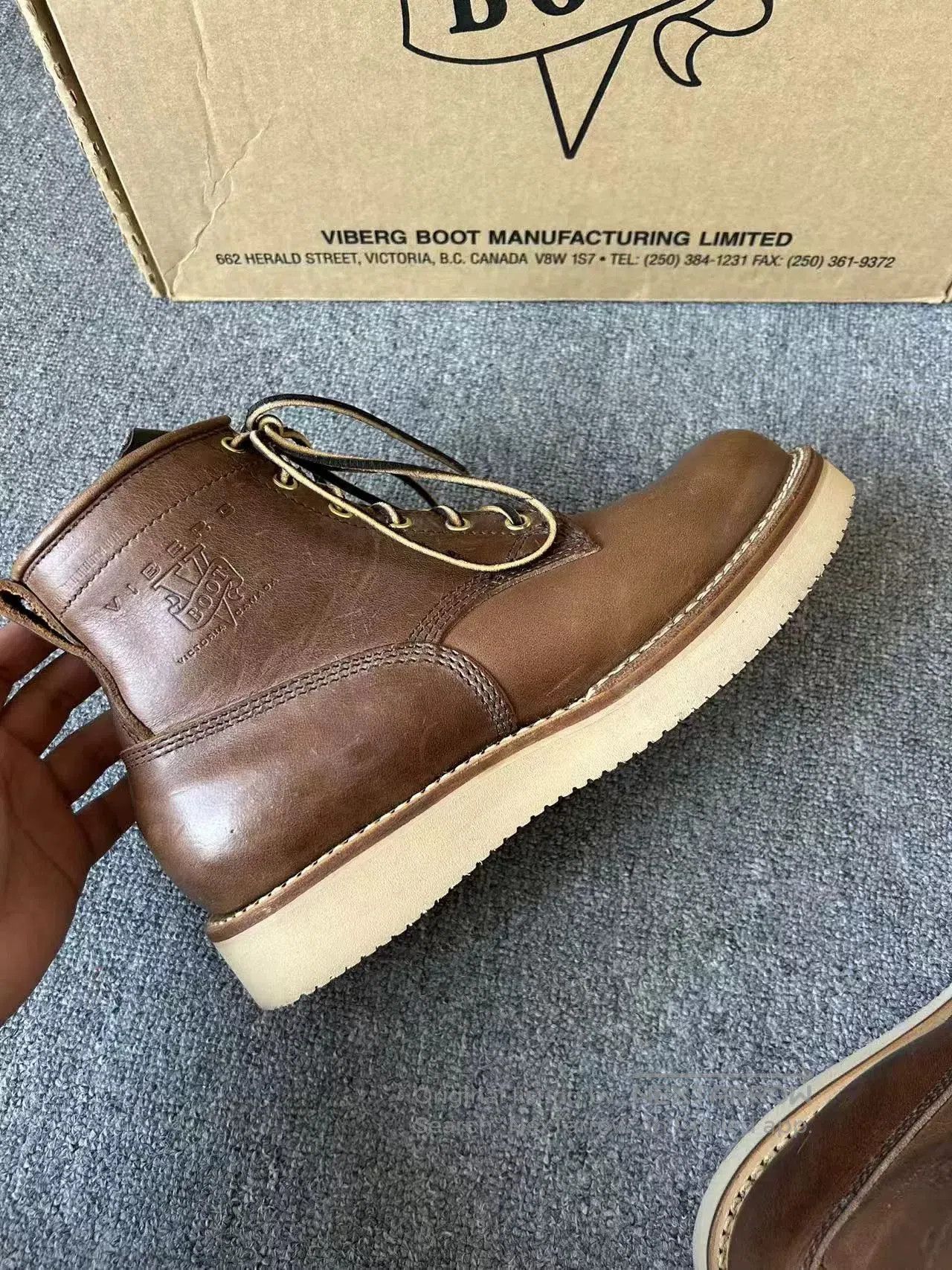 Viberg Viberg Boots UK7.5 Brown Leather Work Boots. Size US 9.5 / EU 42-43 - 8 Thumbnail