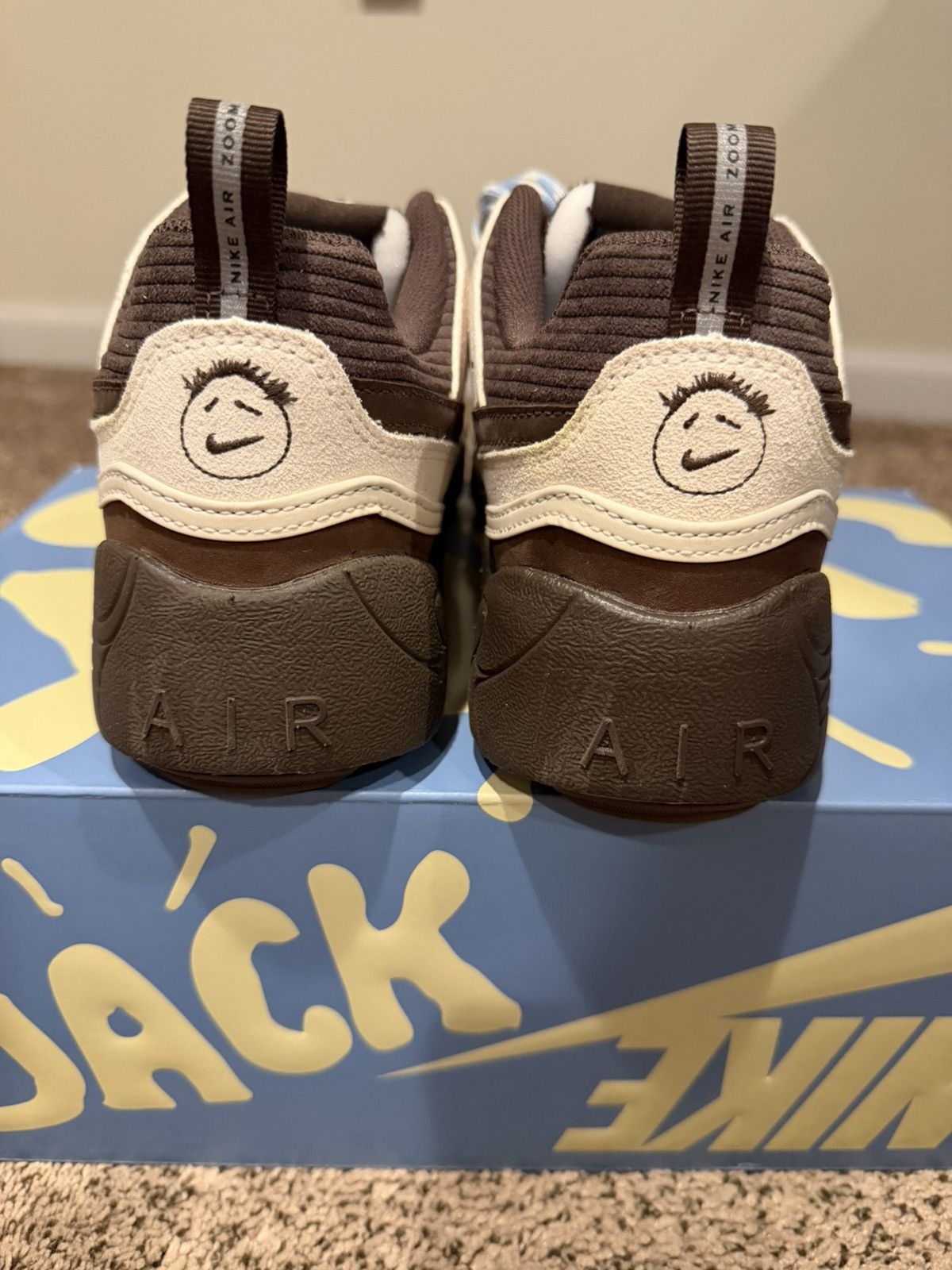 Nike × Travis Scott Nike Zoom Field Jaxx Leche Blue Size US 10.5 / EU 43-44 - 4 Thumbnail