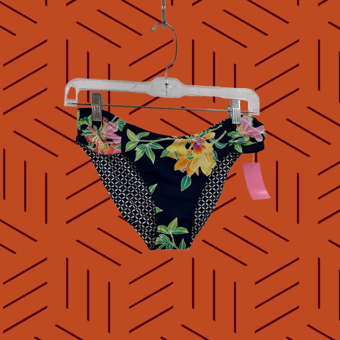 Tommy Bahama Tommy Bahama Reversible Bikini Bottom Size Small Navy Pre-Owned Size 28" / US 6 / IT 42 - 1 Thumbnail