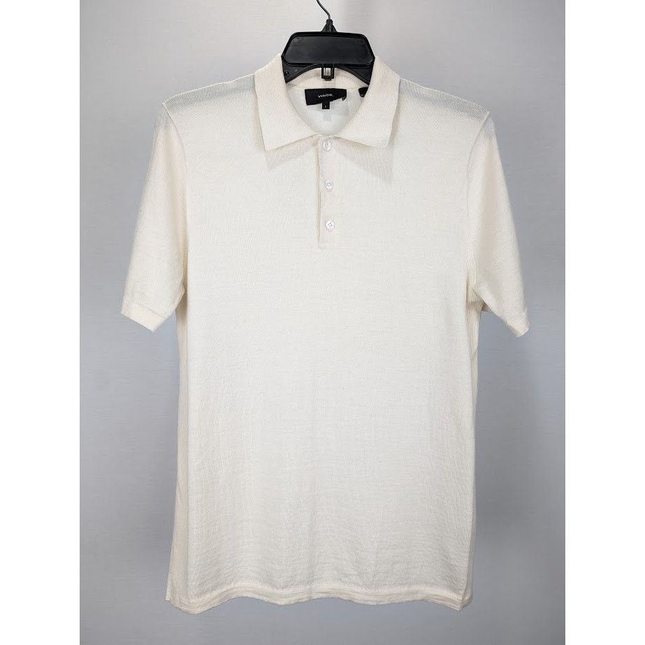 Vince o1rshd1 CC20 Polo Shirt in Cream Size US S / EU 44-46 / 1 - 1 Thumbnail