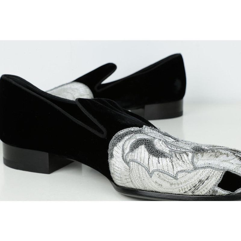 Louis Vuitton Louis Vuitton Embroidered Flat Shoes with Elephant Design - Size US 13 / EU 46 - 9 Thumbnail