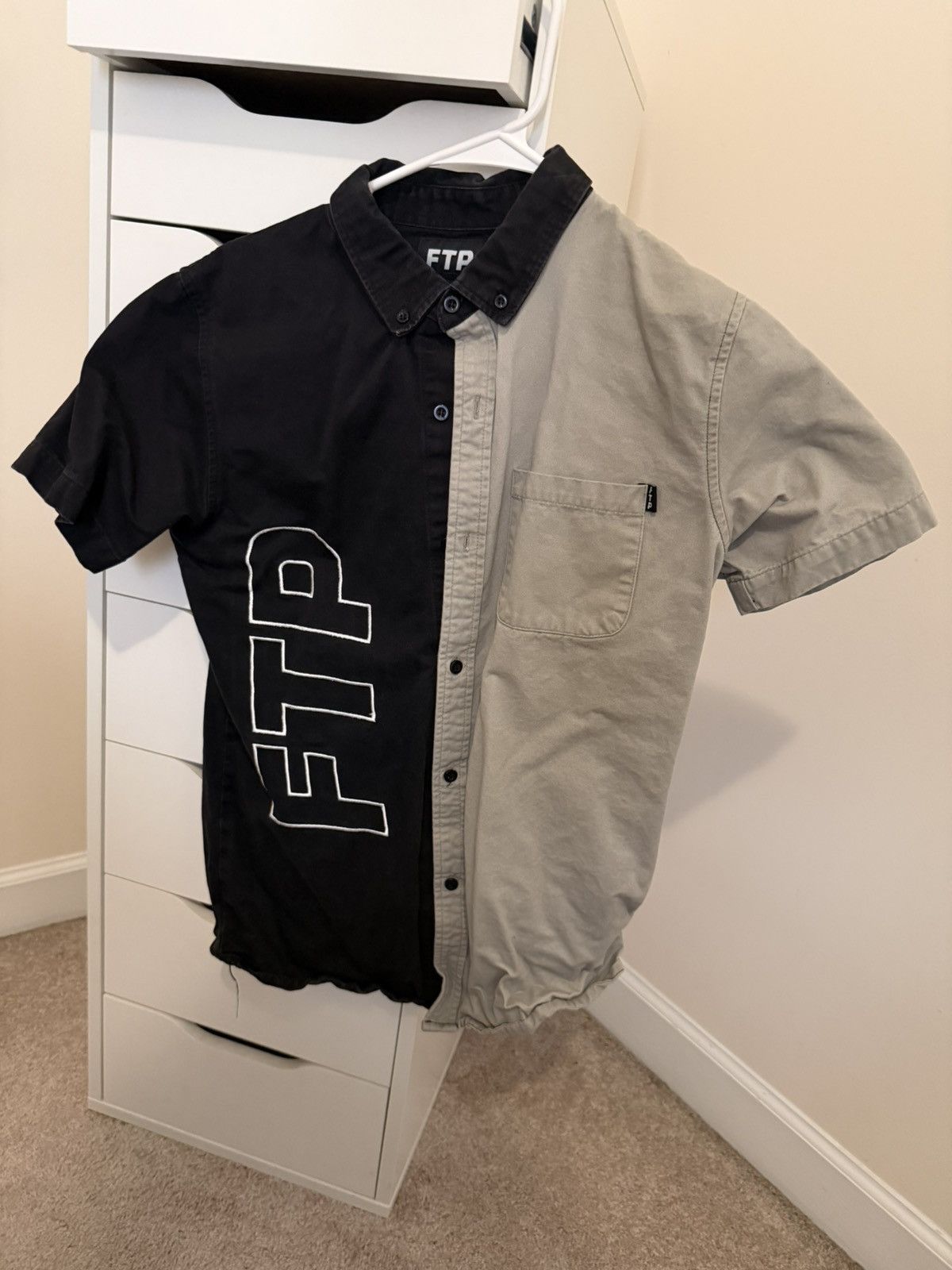 VERY RARE FTP Embroidered Button Up Work Shirt