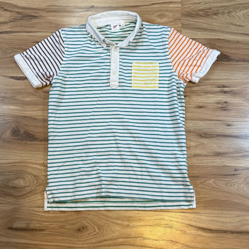 Uniqlo Uniqlo Men’s L Michael Bastian Striped Polo Shirt Size US L / EU 52-54 / 3 - 1 Thumbnail