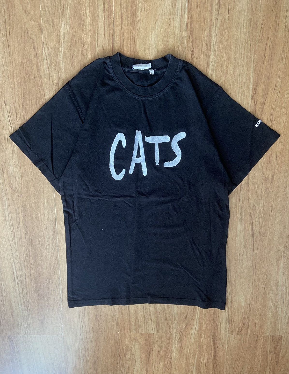 Vintage Vintage CATS Musical Graphic T-Shirt Black Size L Size US L / EU 52-54 / 3 - 1 Thumbnail