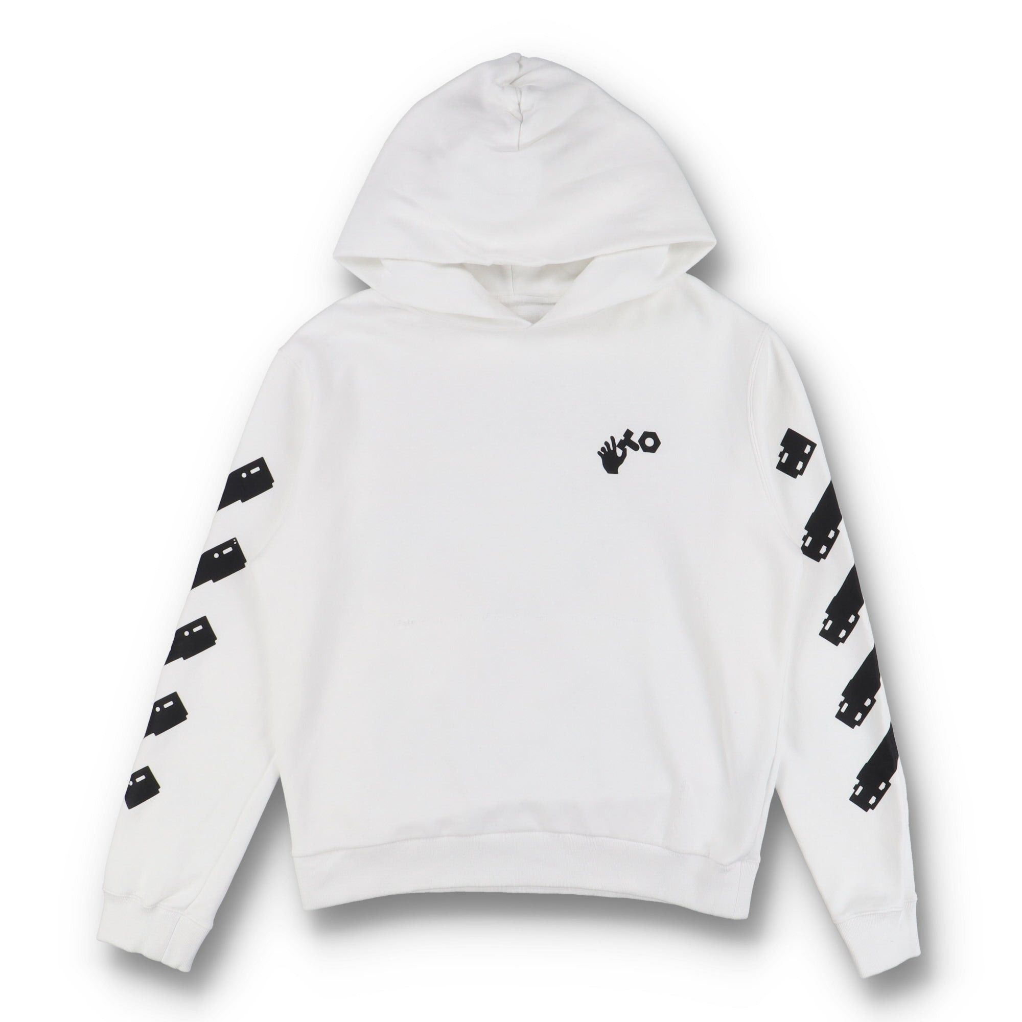 Off-White x Teenage Engineering White Tech Diag Arrows Hoodie Size US XL / EU 56 / 4 - 8 Thumbnail