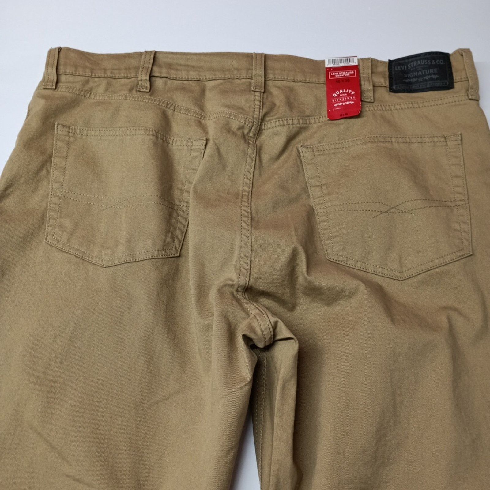 Levi's Signature By Levi Strauss Chino Pants Men's Size 40x30 Khaki Size US 40 / EU 56 - 9 Thumbnail
