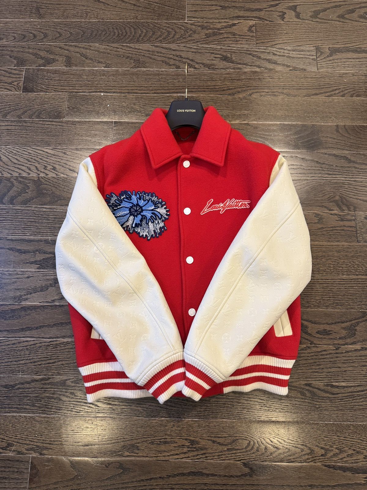 Louis Vuitton × Yayoi Kusama Louis Vuitton x Yayoi Kusama Varsity Jacket Size US M / EU 48-50 / 2 - 1 Thumbnail