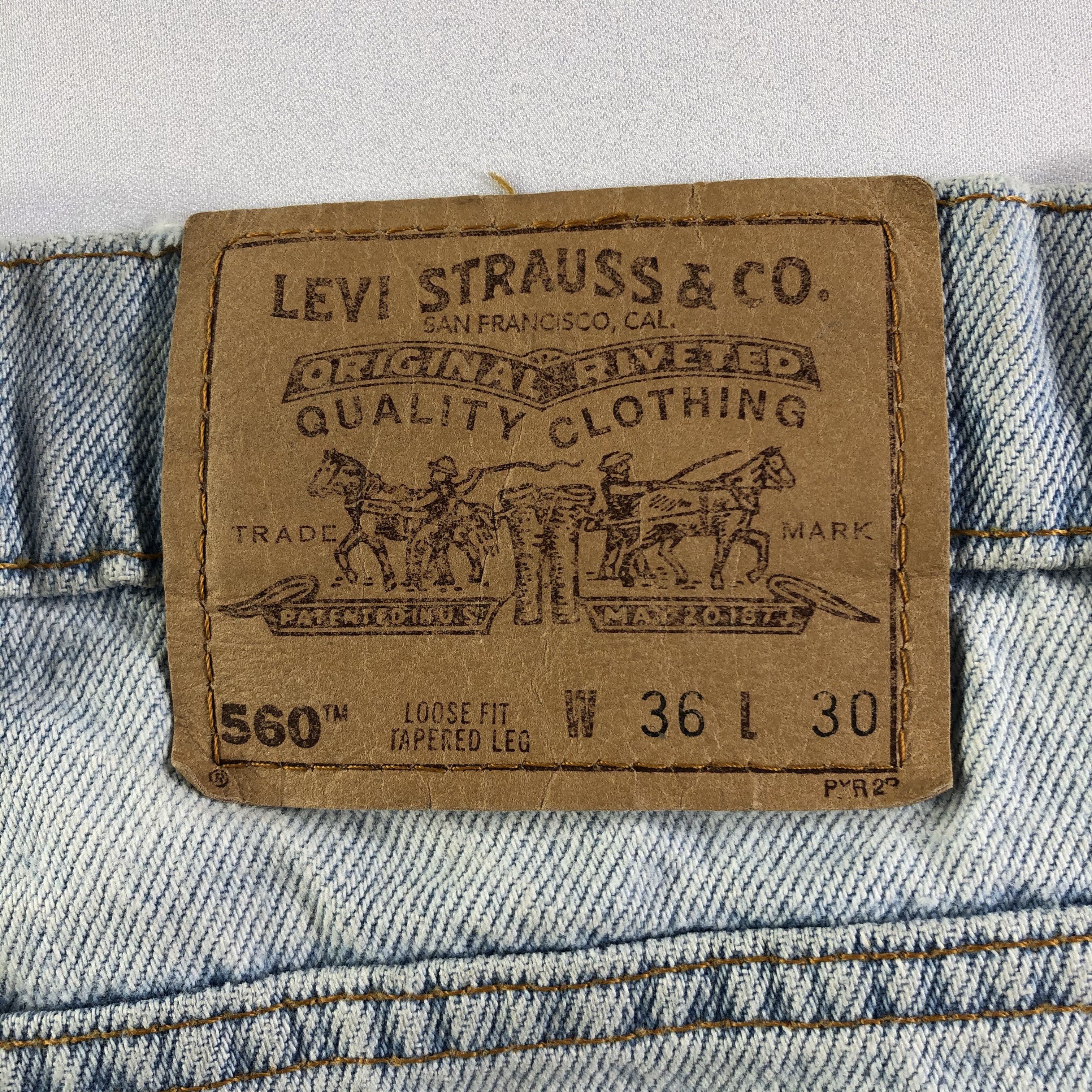 Levi's × Vintage Vintage 90s Levis 560 Jeans-JM3379 Size US 36 / EU 52 - 5 Thumbnail