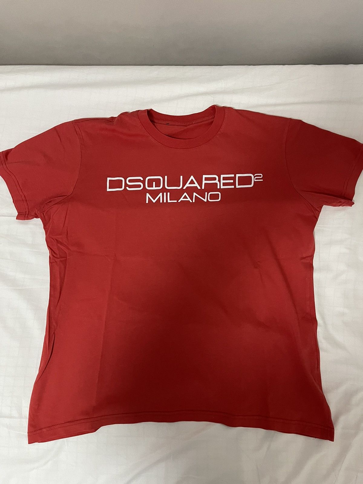Dsquared2 Milano Orange Vintage Tshirt