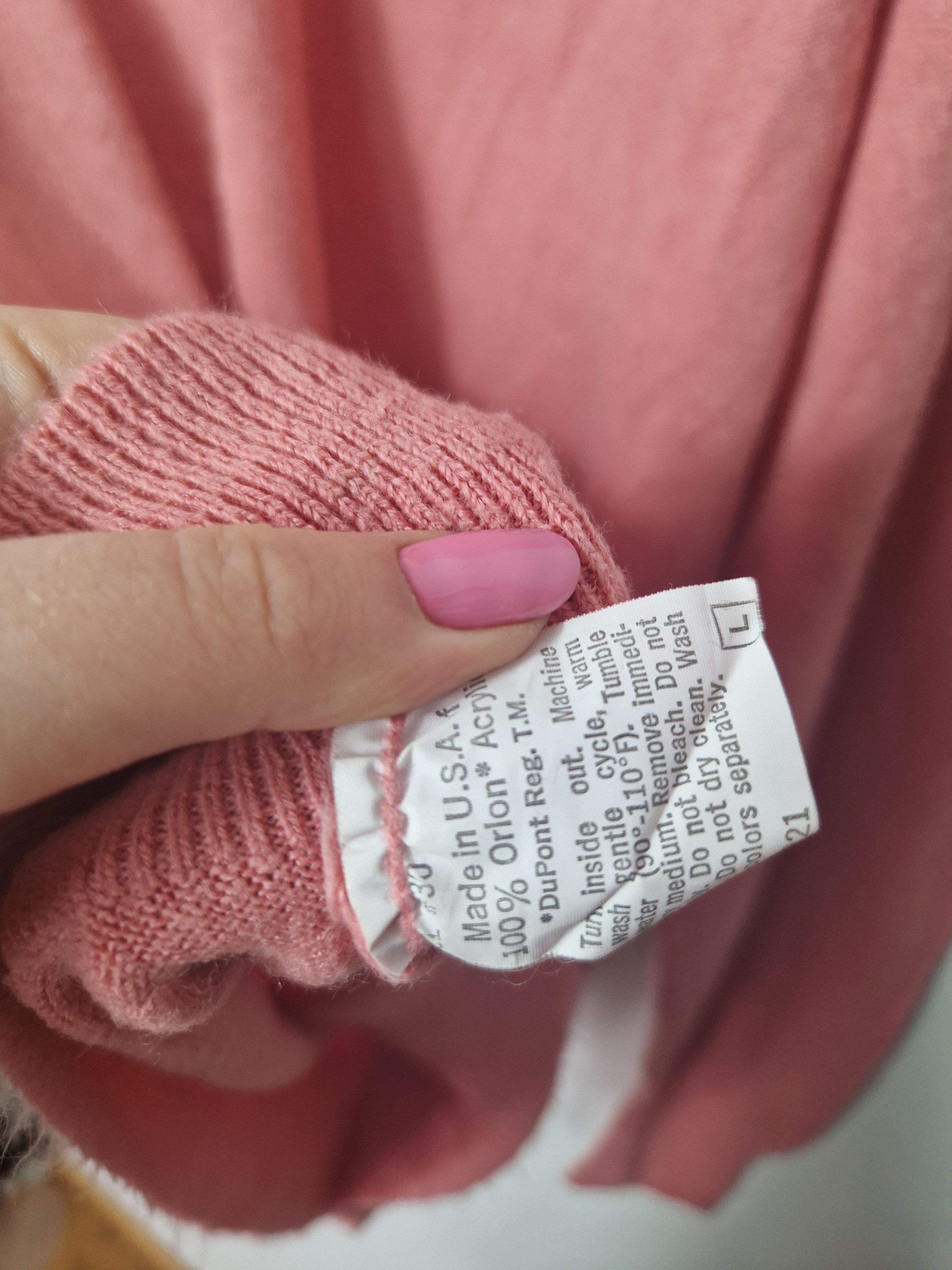 Dior × Hedi Slimane Dior vintage pink sweater Size US XL / EU 56 / 4 - 5 Thumbnail