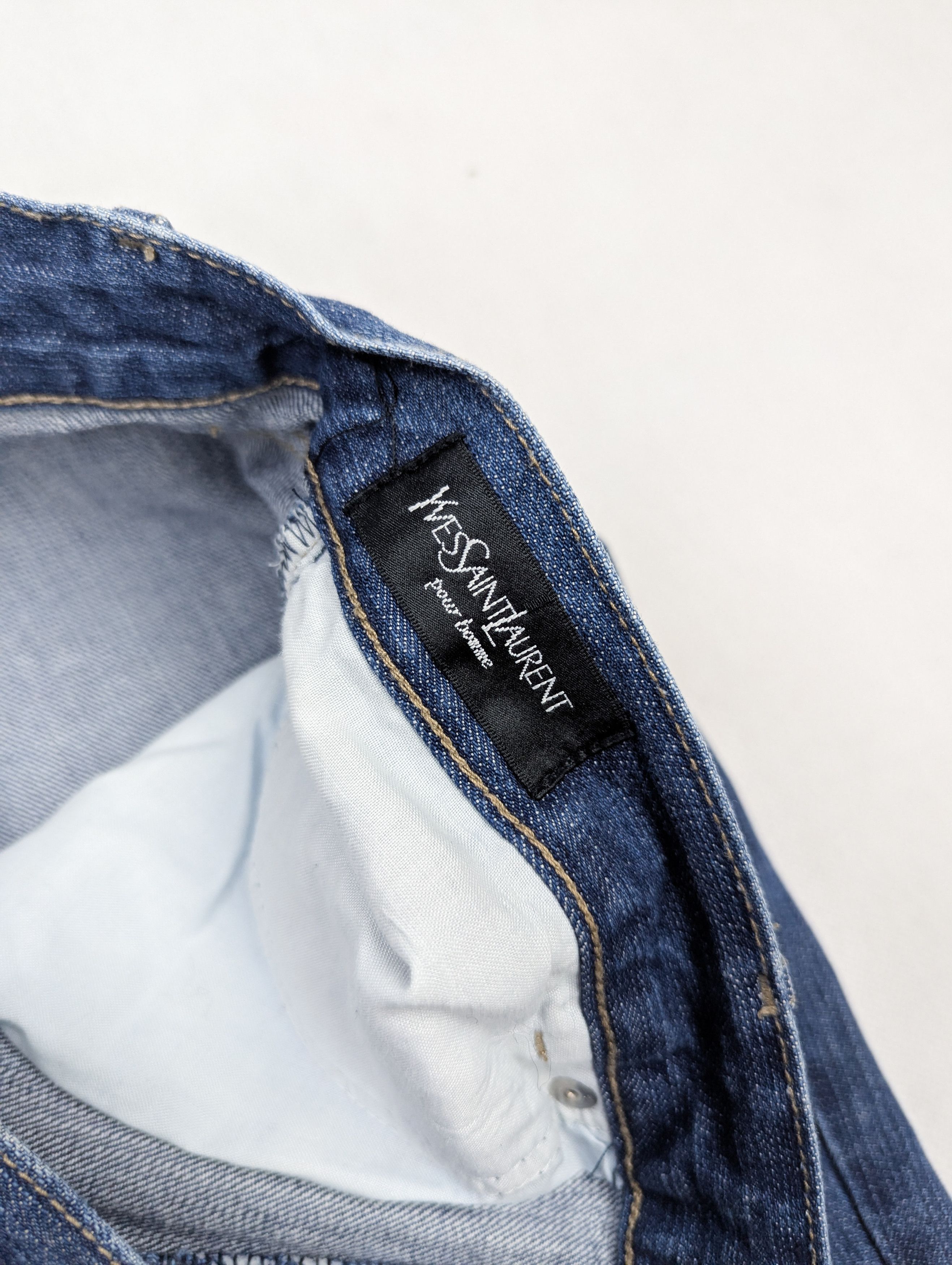 Yves Saint Laurent Yves Saint Laurent blue jeans denim trousers 34 Size US 34 / EU 50 - 8 Thumbnail