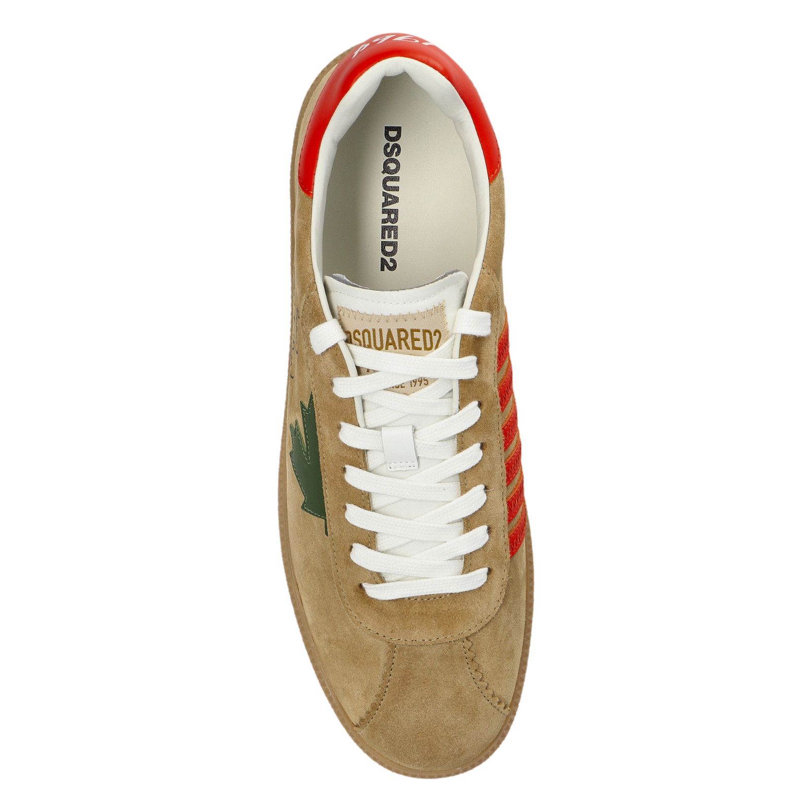 Dsquared2 DSQUARED2 Rebel Beige Sneakers New & Authentic (Men's size:U Size US 6 / EU 39 - 5 Thumbnail