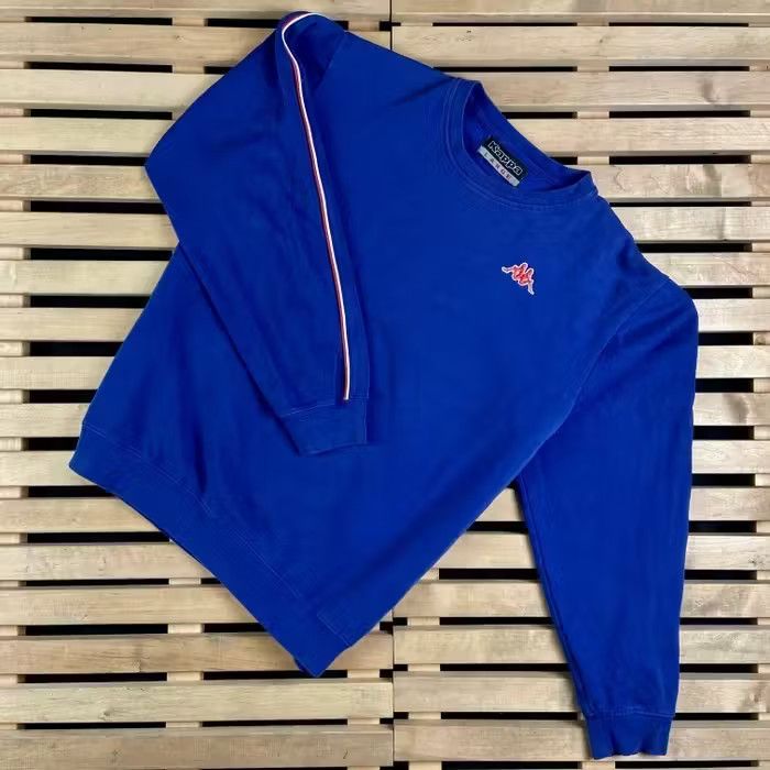 Kappa × Vintage Mens Sweatshirt Kappa Vintage Size L Large Size US L / EU 52-54 / 3 - 1 Thumbnail