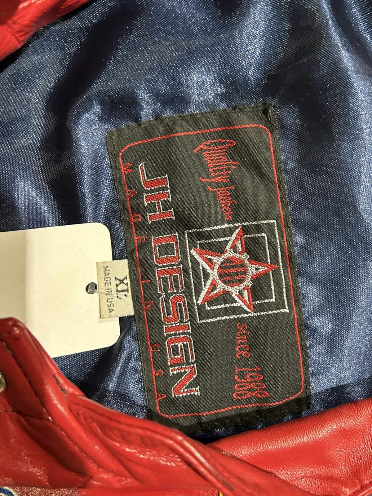Jeff Hamilton Vintage Jeff Hamilton Jeff Gordon Leather Racing Jacket Size US XL / EU 56 / 4 - 2 Thumbnail