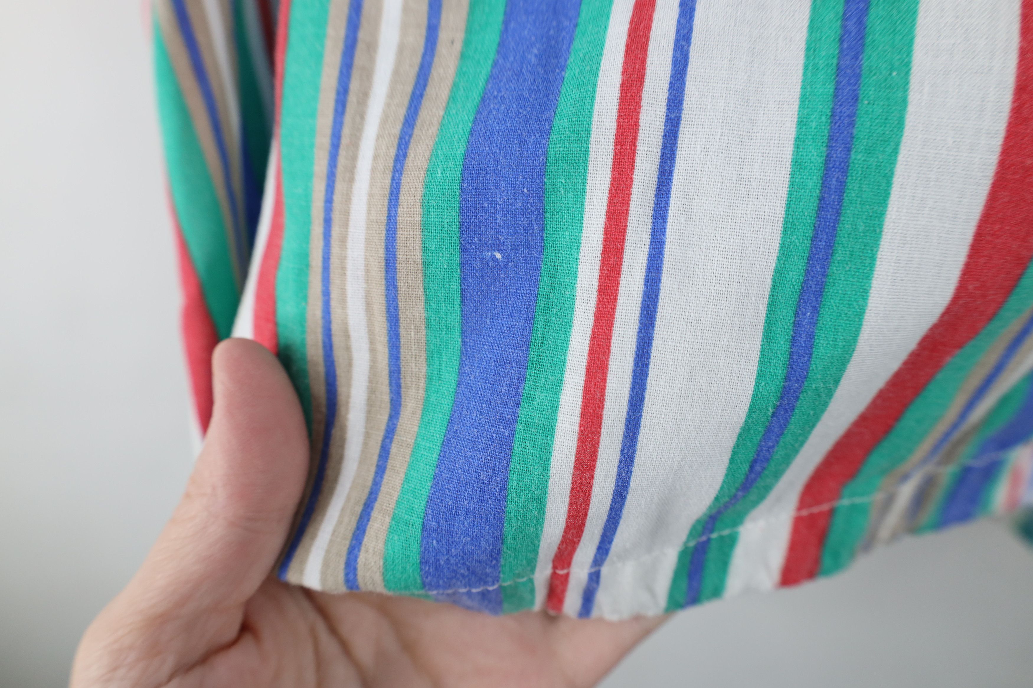 Vintage Vintage 90s Streetwear Block Camp Collar Button Shirt USA Size XL / US 12-14 / IT 48-50 - 11 Thumbnail