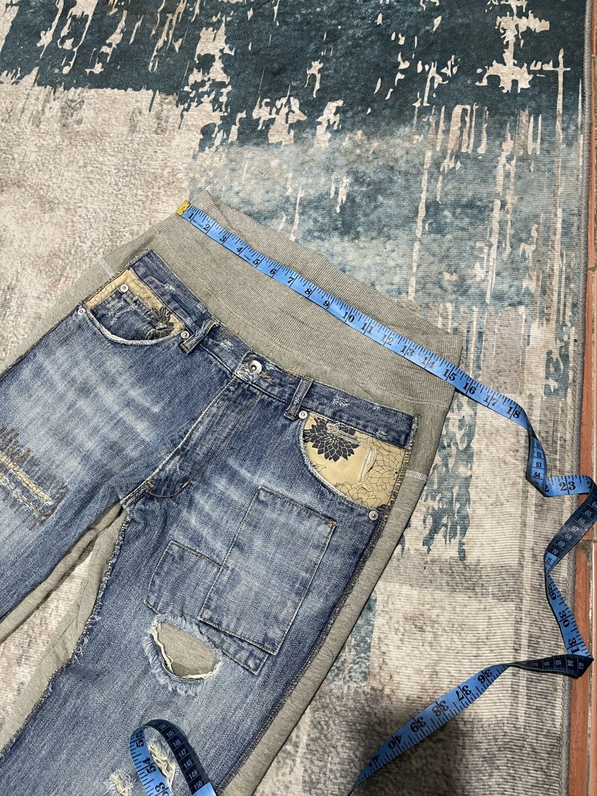 Japanese Brand × Vintage Vintage Gumu INTL Distressed Hybrid Pants Size US 32 / EU 48 - 17 Thumbnail