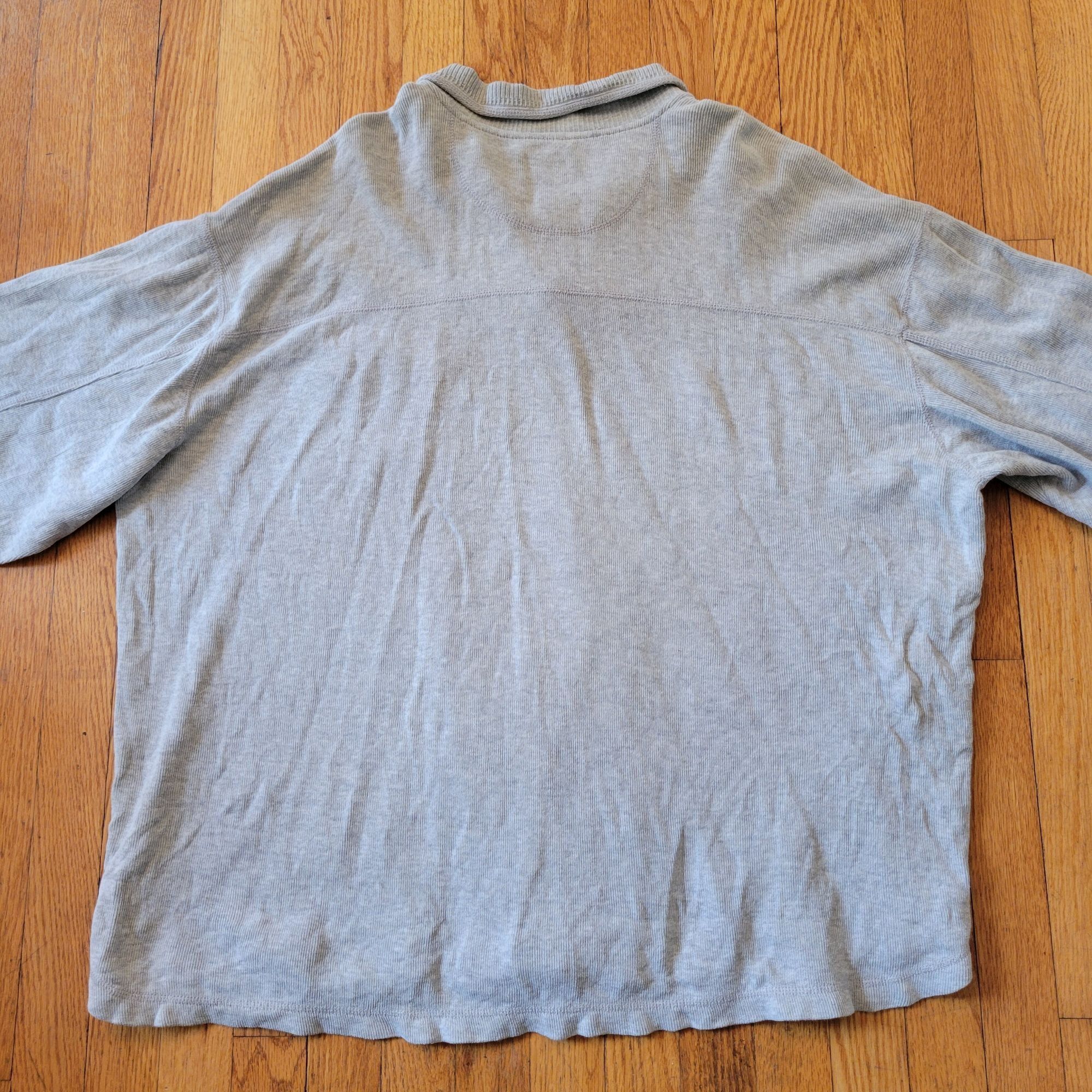 Tommy Bahama Tommy Bahama XXL Gray Sweater Polo Cotton Knit Size US XXL / EU 58 / 5 - 2 Thumbnail