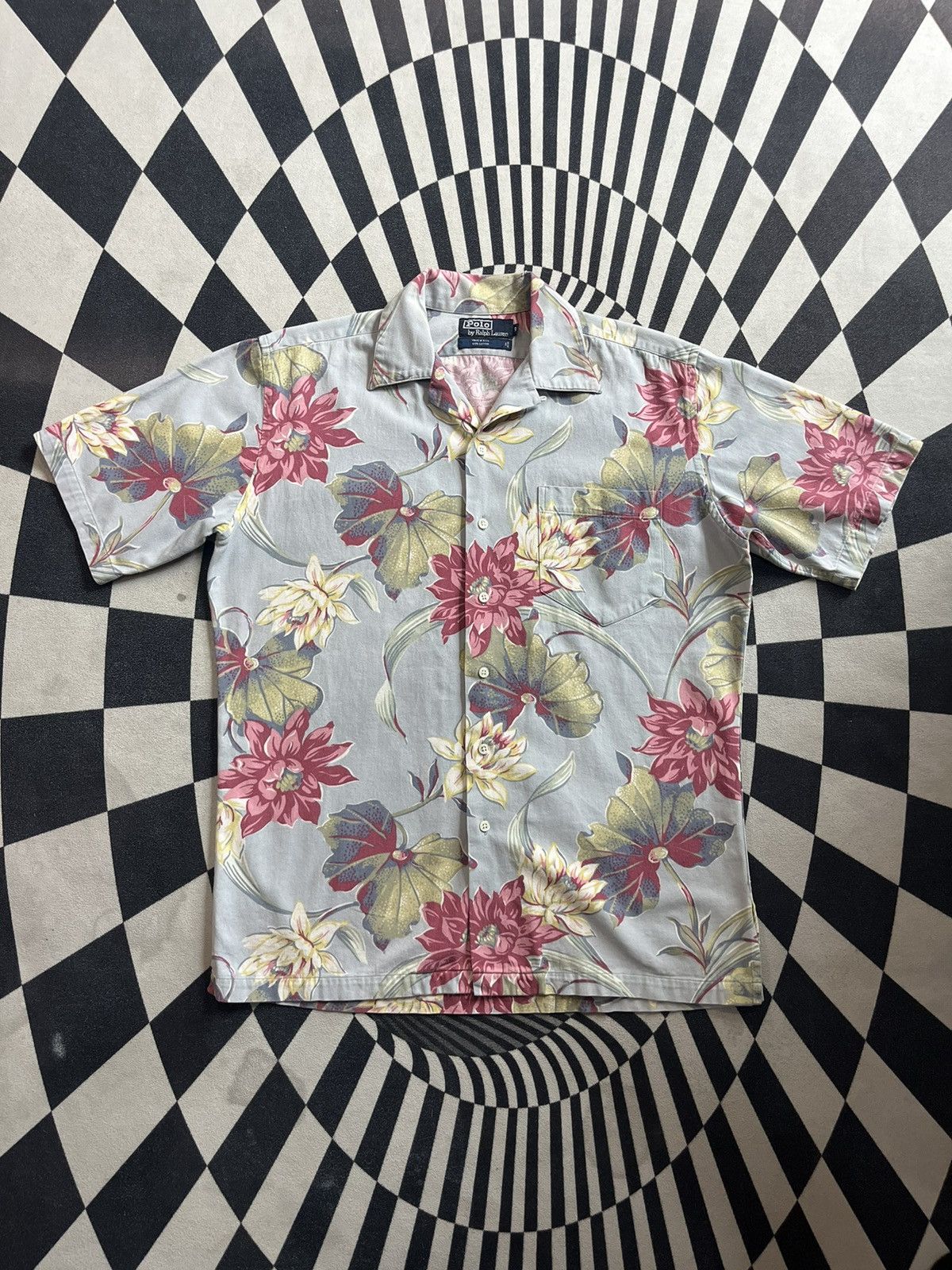 Polo Ralph Lauren Vintage Polo Ralph Lauren Aop Flowers Shirt 90’s Size US S / EU 44-46 / 1 - 4 Thumbnail