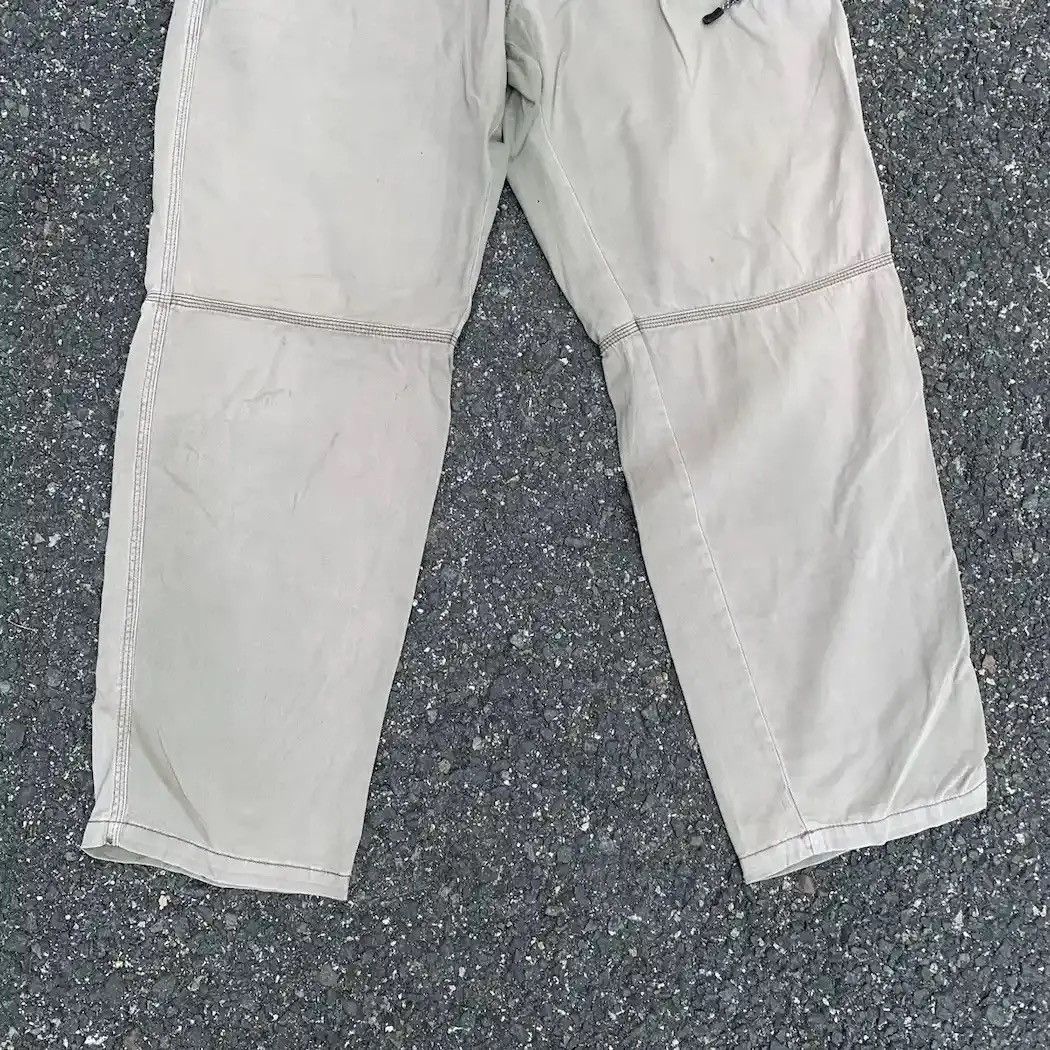 StraightFaded LOGOS Brand Double Knee Baggy Faded Hiking HeavyCotton Pants Size US 31 - 4 Thumbnail