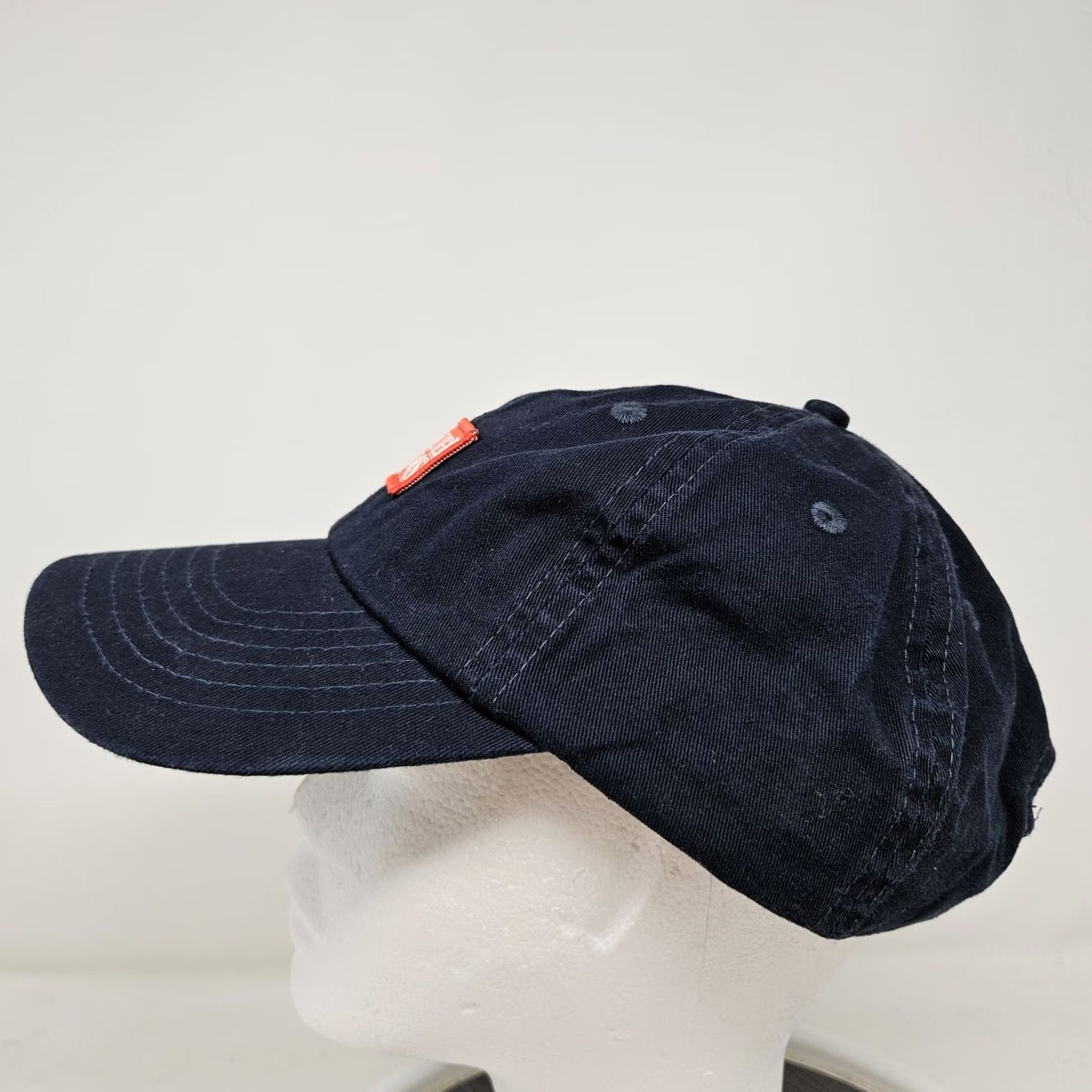 Vintage Samuel Adams Hat Cap Strap Back Patch Beer Promo Mens Hat Baseball Cap blue Twill Cotton Sam Vintage? No. Size ONE SIZE - 5 Thumbnail