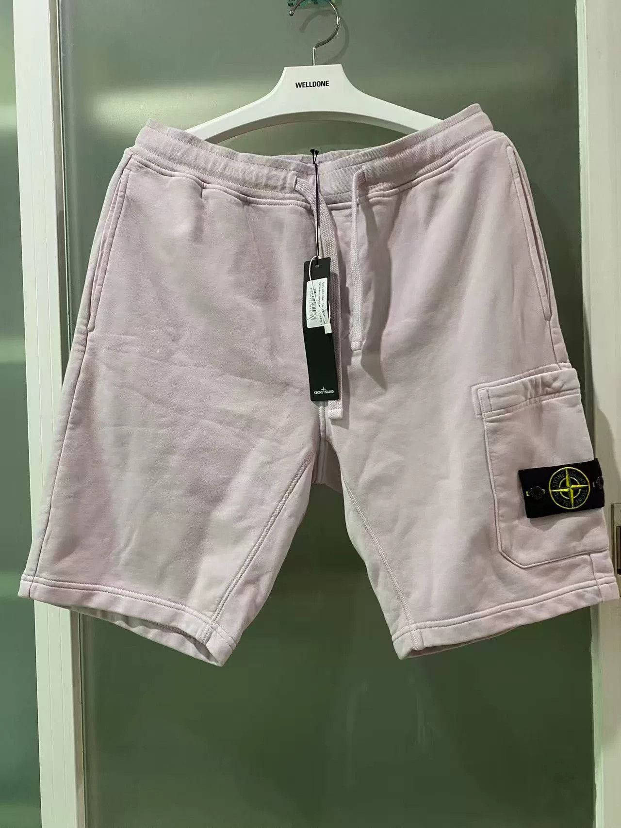 Stone Island stone island label athletic shorts in pink Size US 30 / EU 46 - 1 Thumbnail