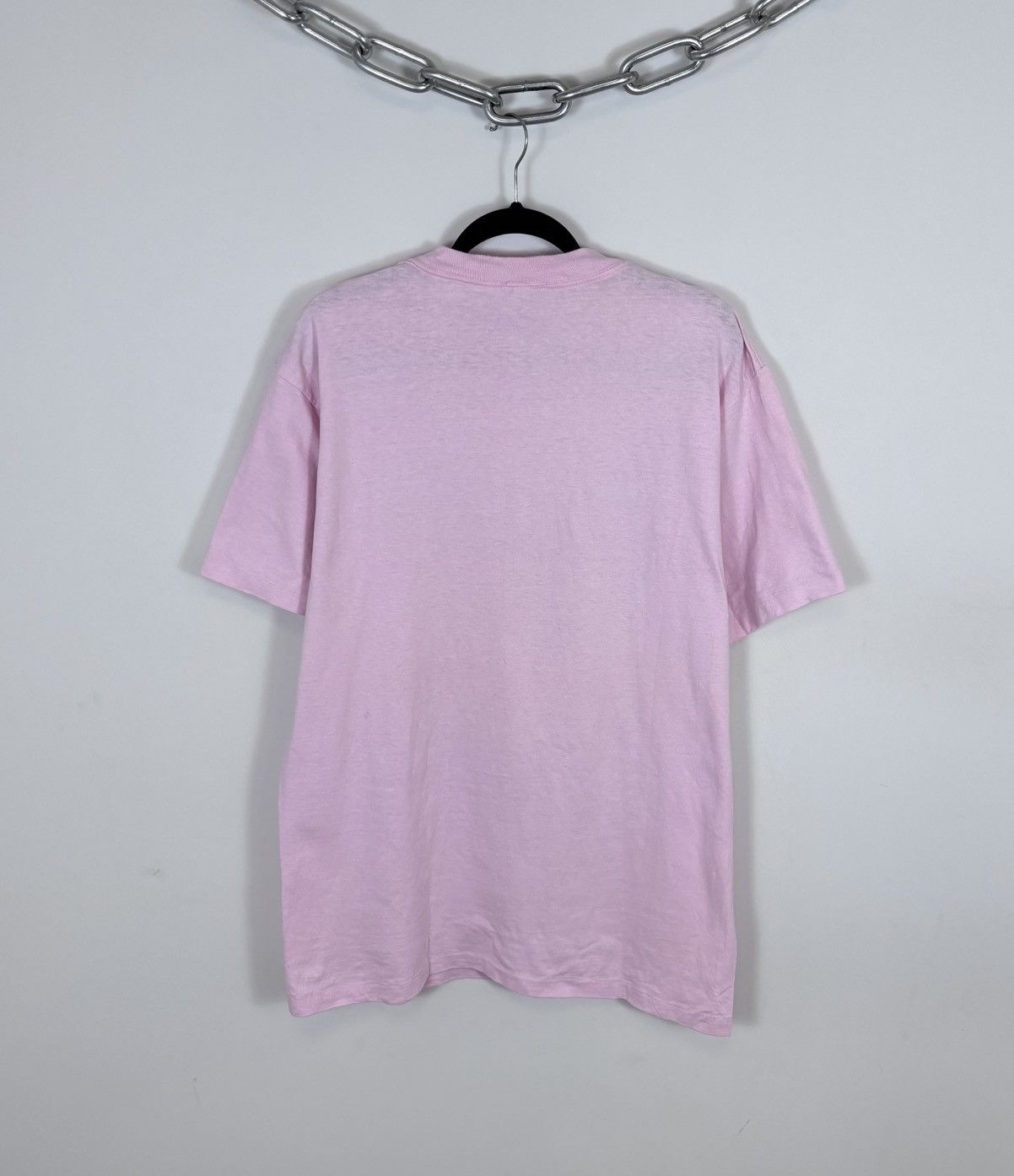 Vintage Vintage 1990s Palm Beach USA Big Graphic Pink T-Shirt Tee Size US L / EU 52-54 / 3 - 11 Thumbnail