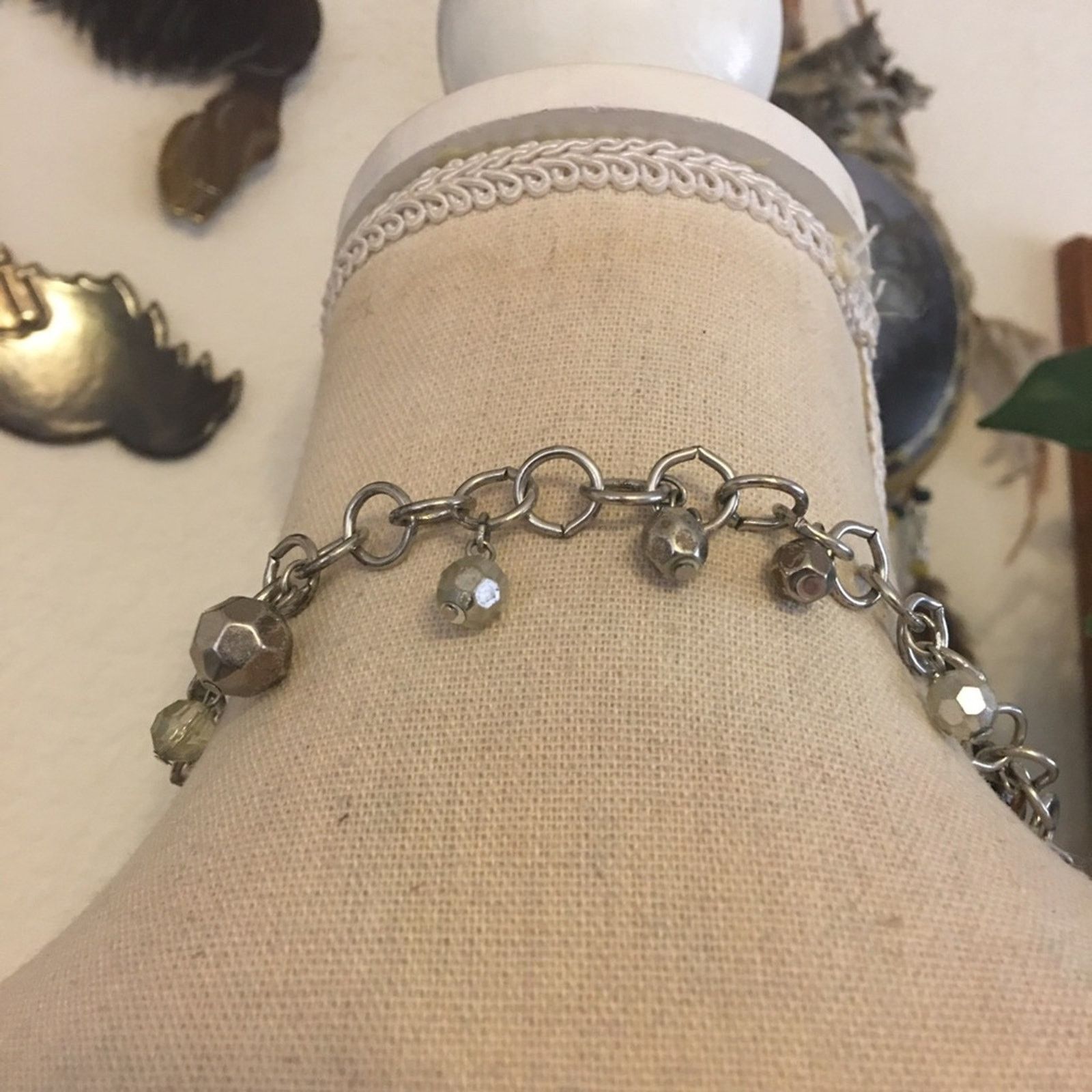 Vintage Vintage bead charm bauble chain long necklace Size ONE SIZE - 6 Thumbnail