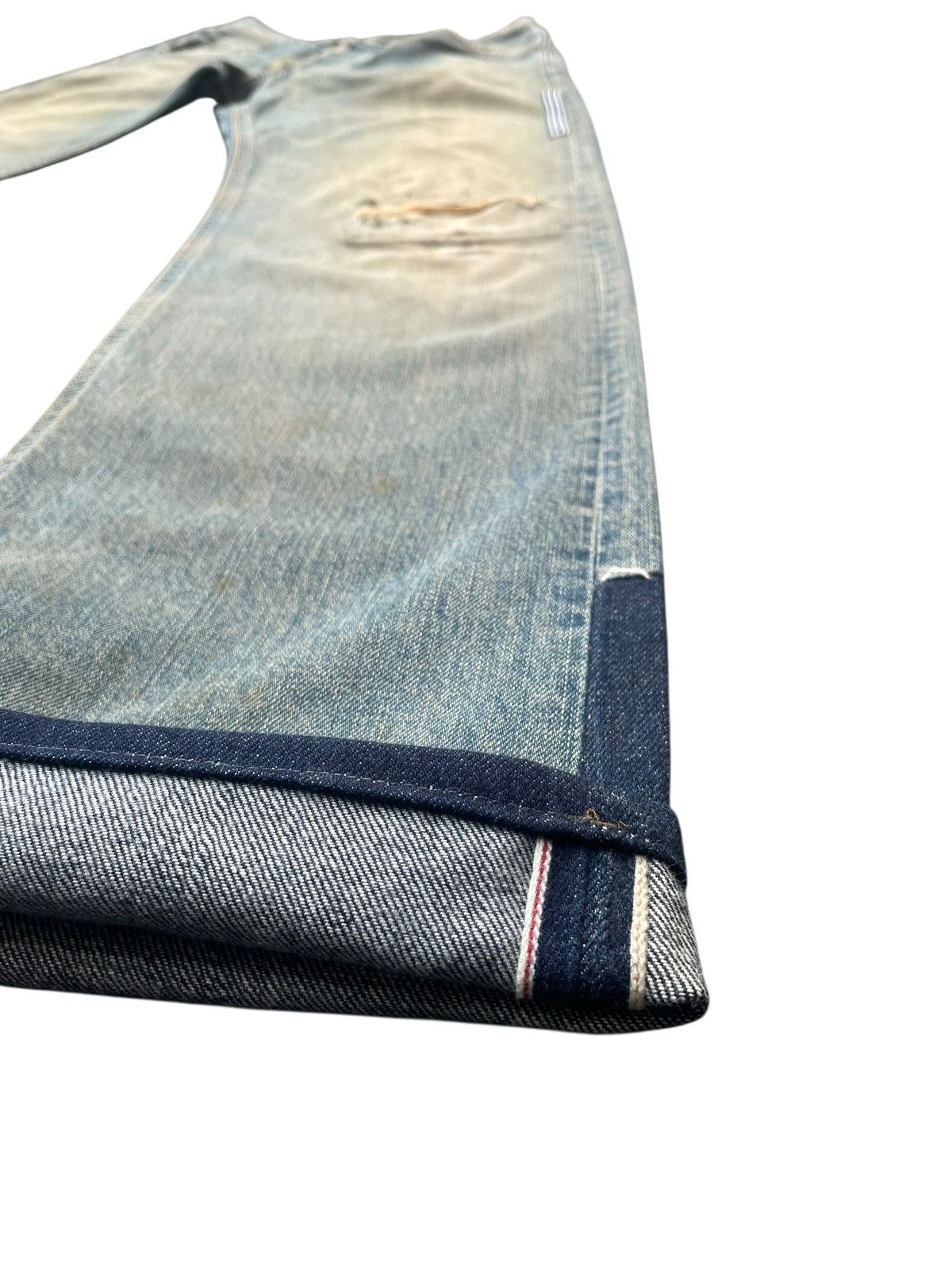 Lee Vintage Lee Riders Selvedge Distresed Denim Size US 29 - 4 Thumbnail